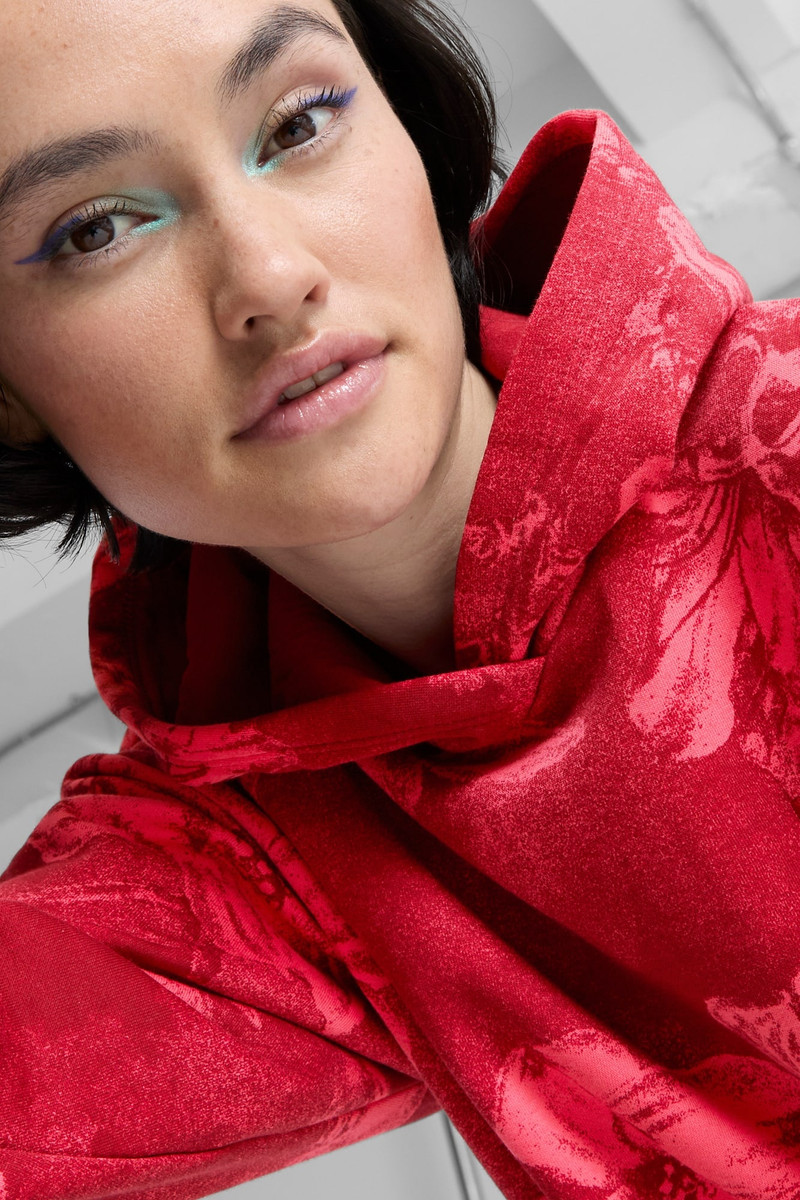 ESS+ Floral AOP Women's Hoodie 4