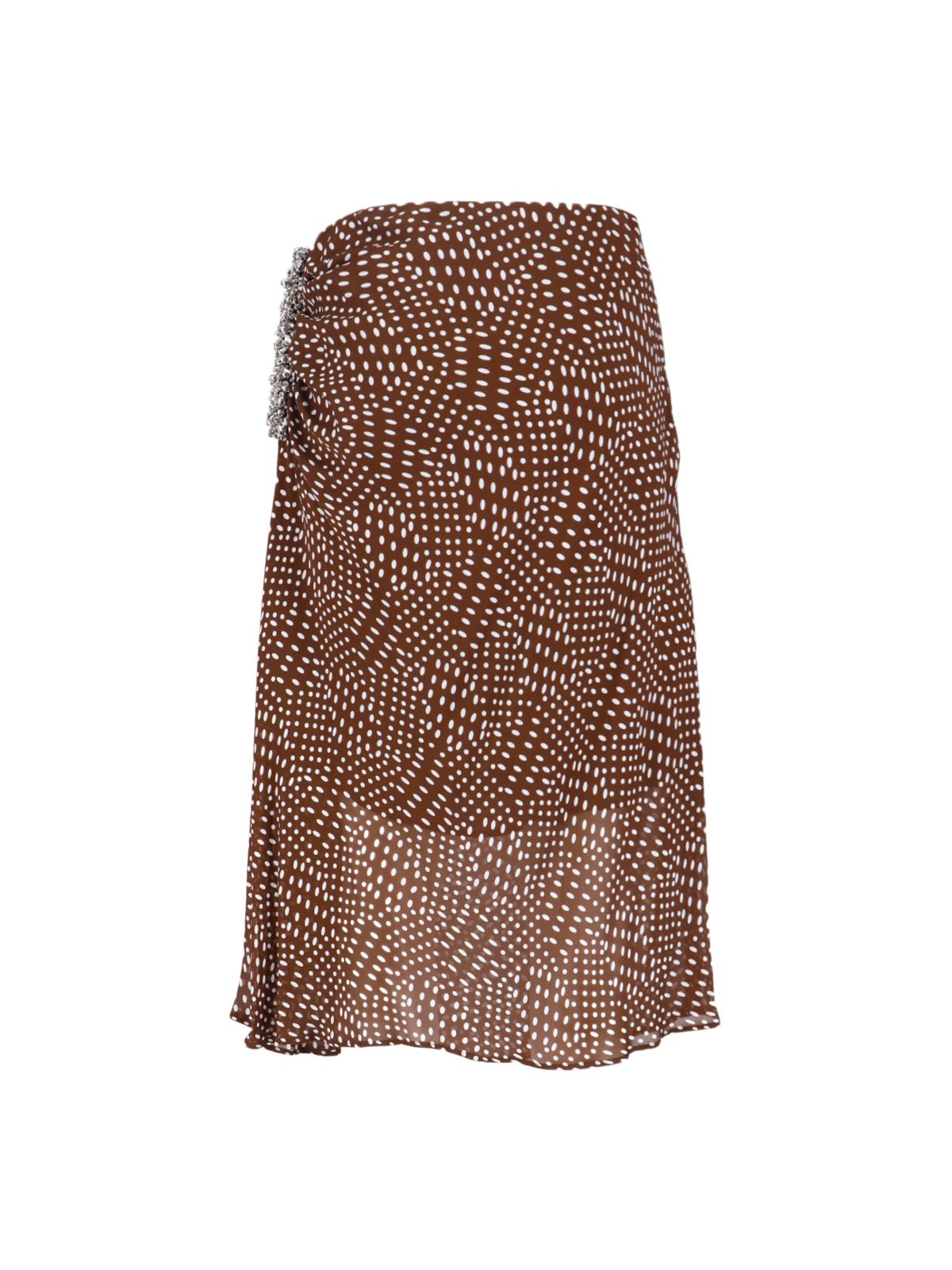 ASYMMETRICAL MIDI SKIRT - 2