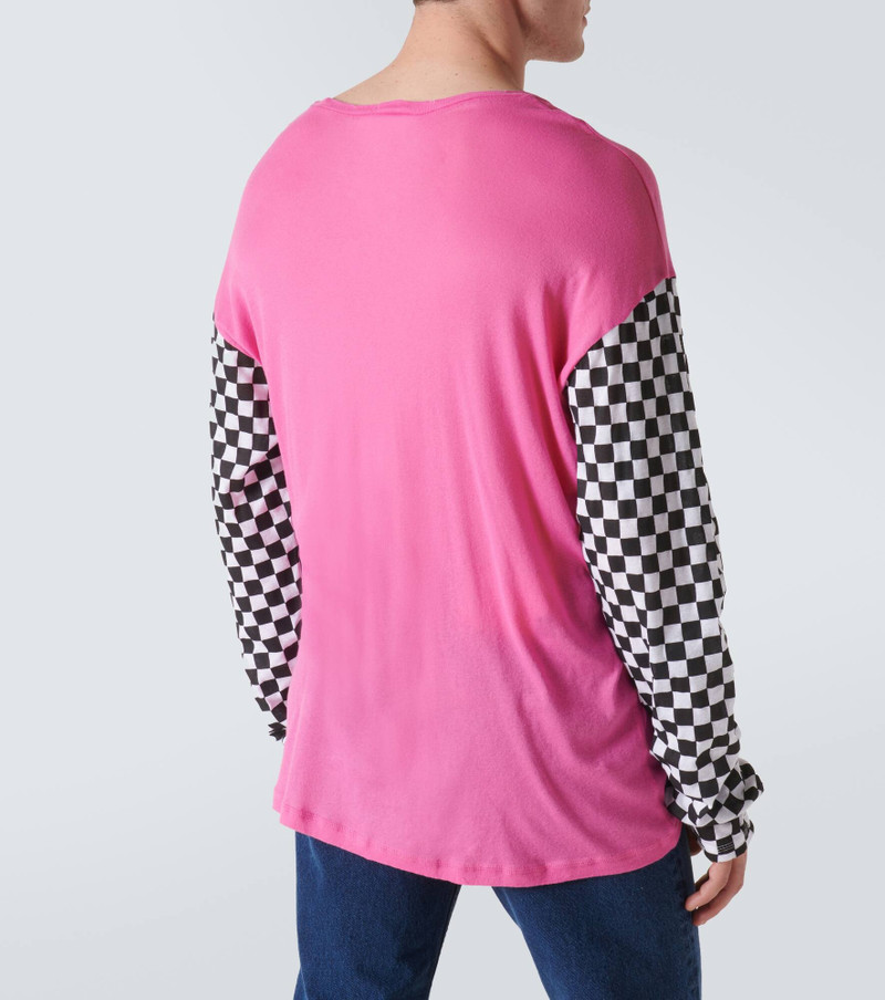 Printed cotton jersey top 4