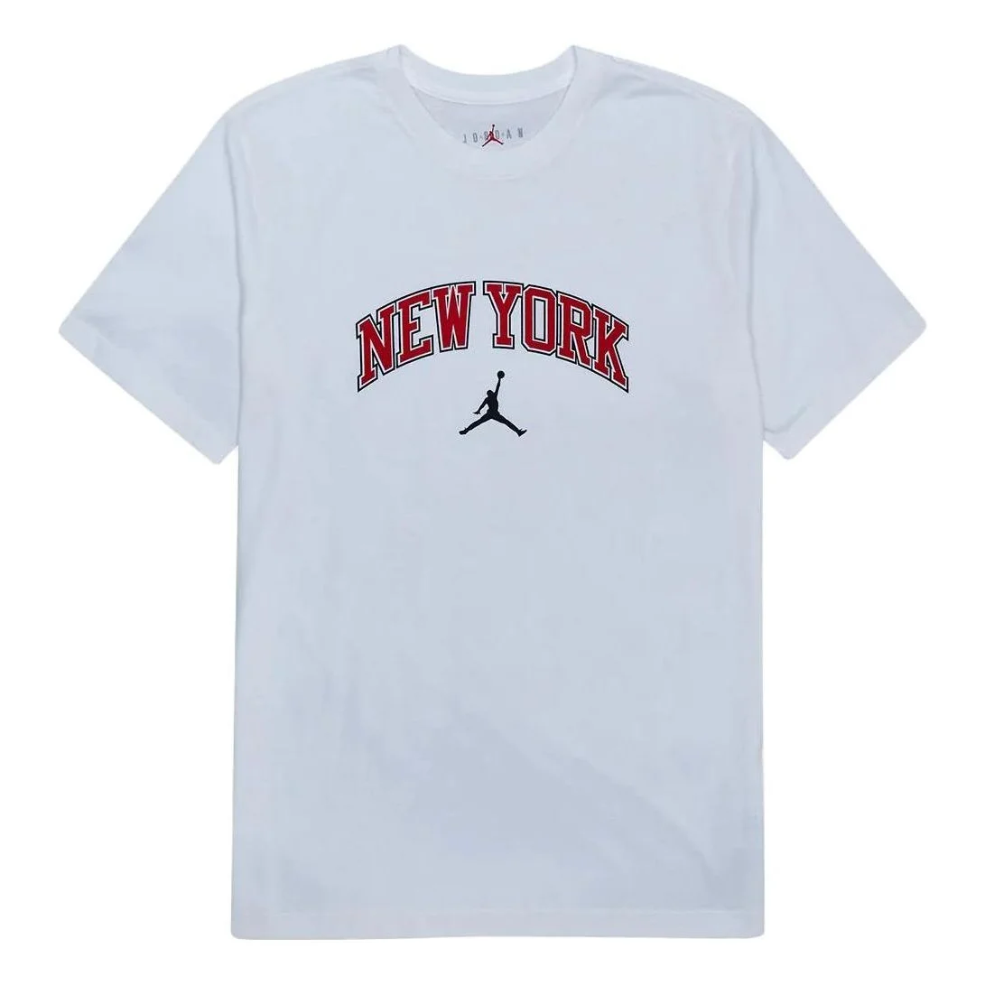 Air Jordan Logo T-Shirt 'New York' DX5596-100 - 1