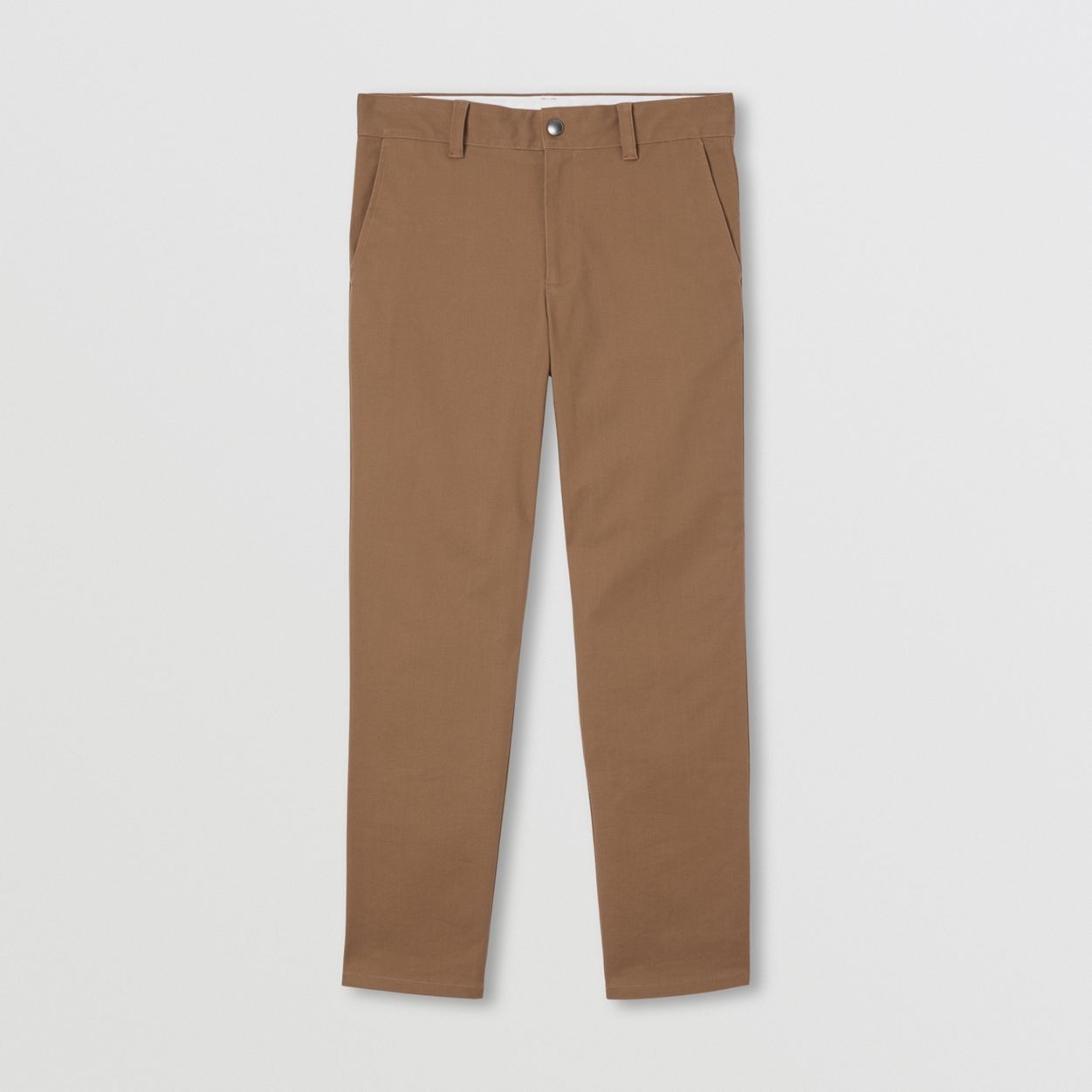 Cotton Cropped Tailored Trousers - 1