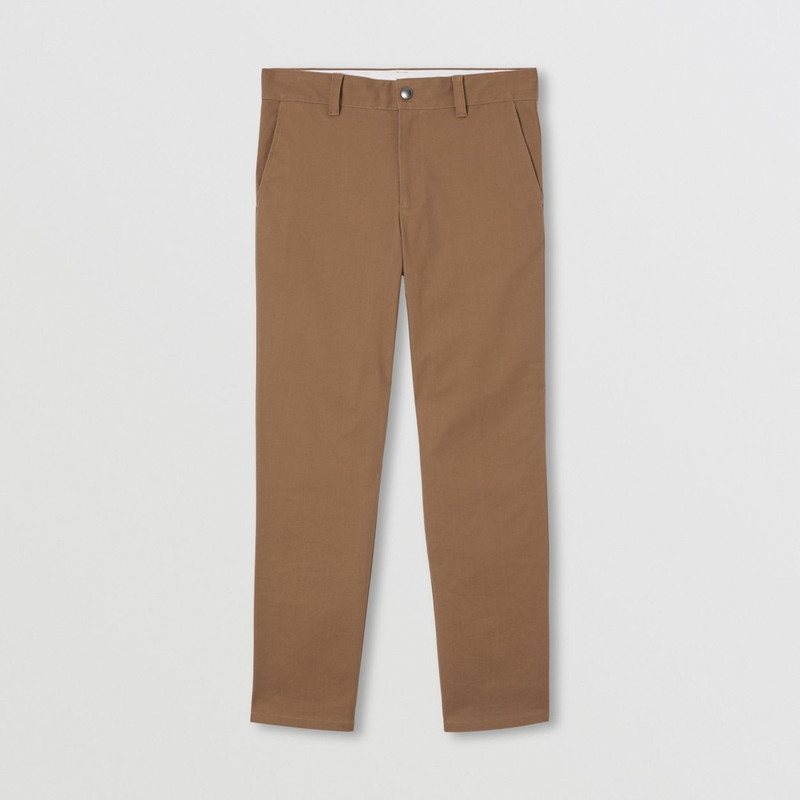 Cotton Cropped Tailored Trousers 1