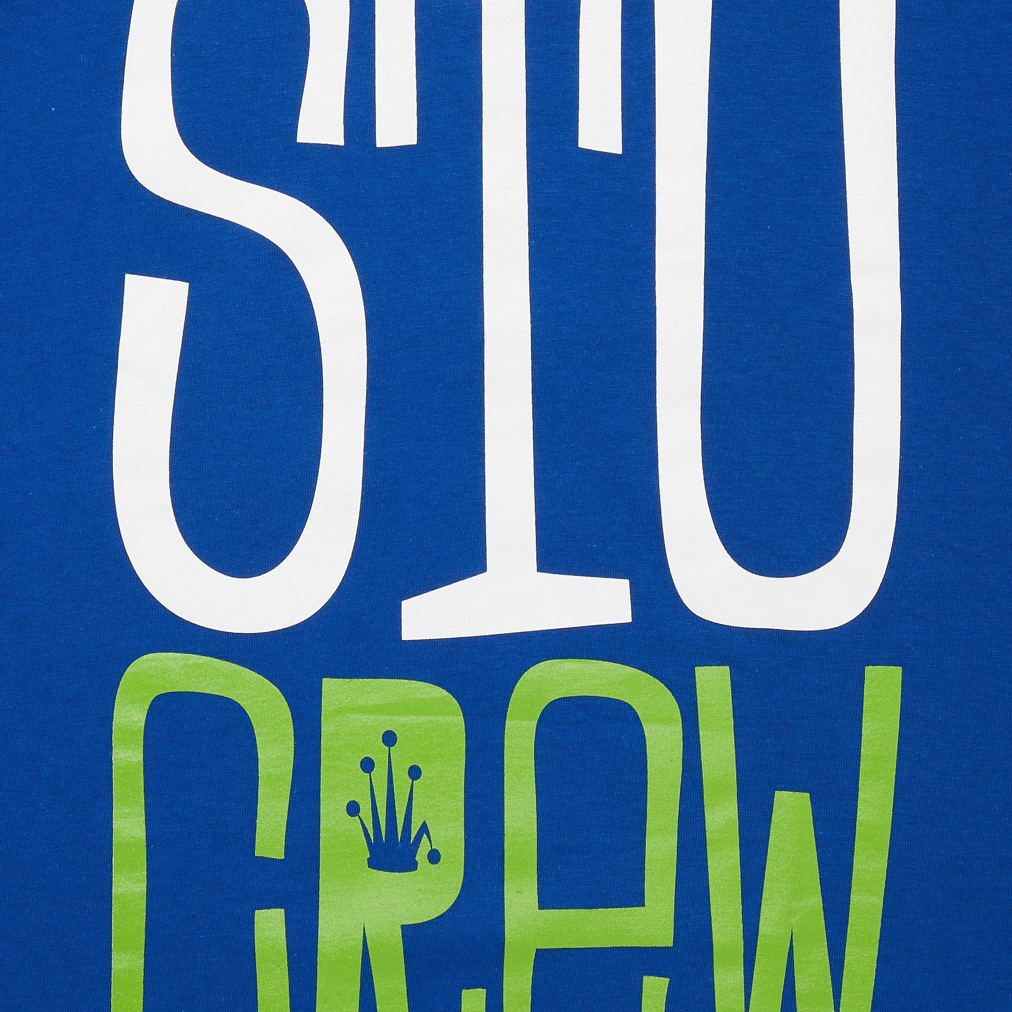 Stussy STU Crew Tee 'Blue' - 3