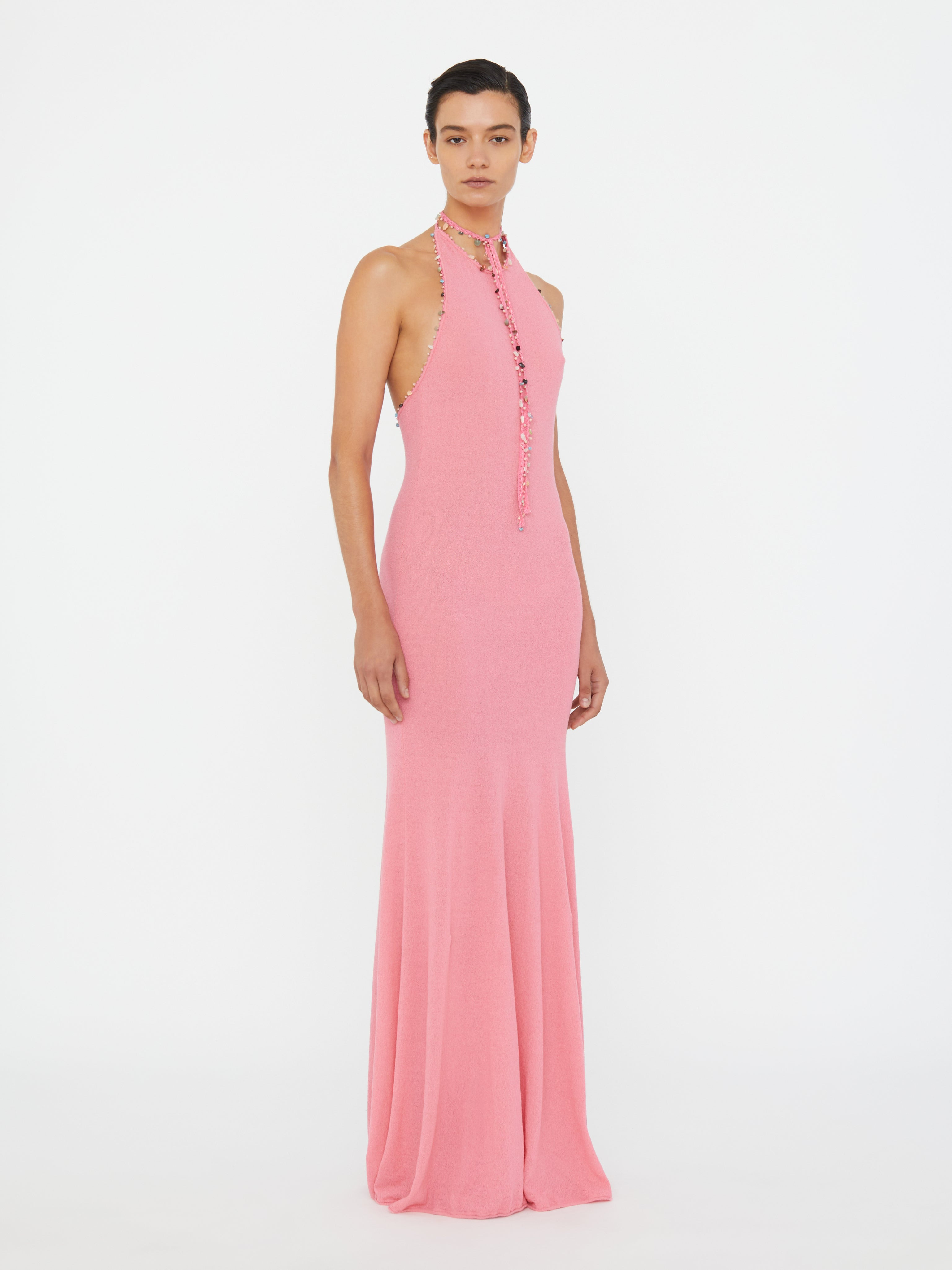Beach Quartz Halter Dress - 4
