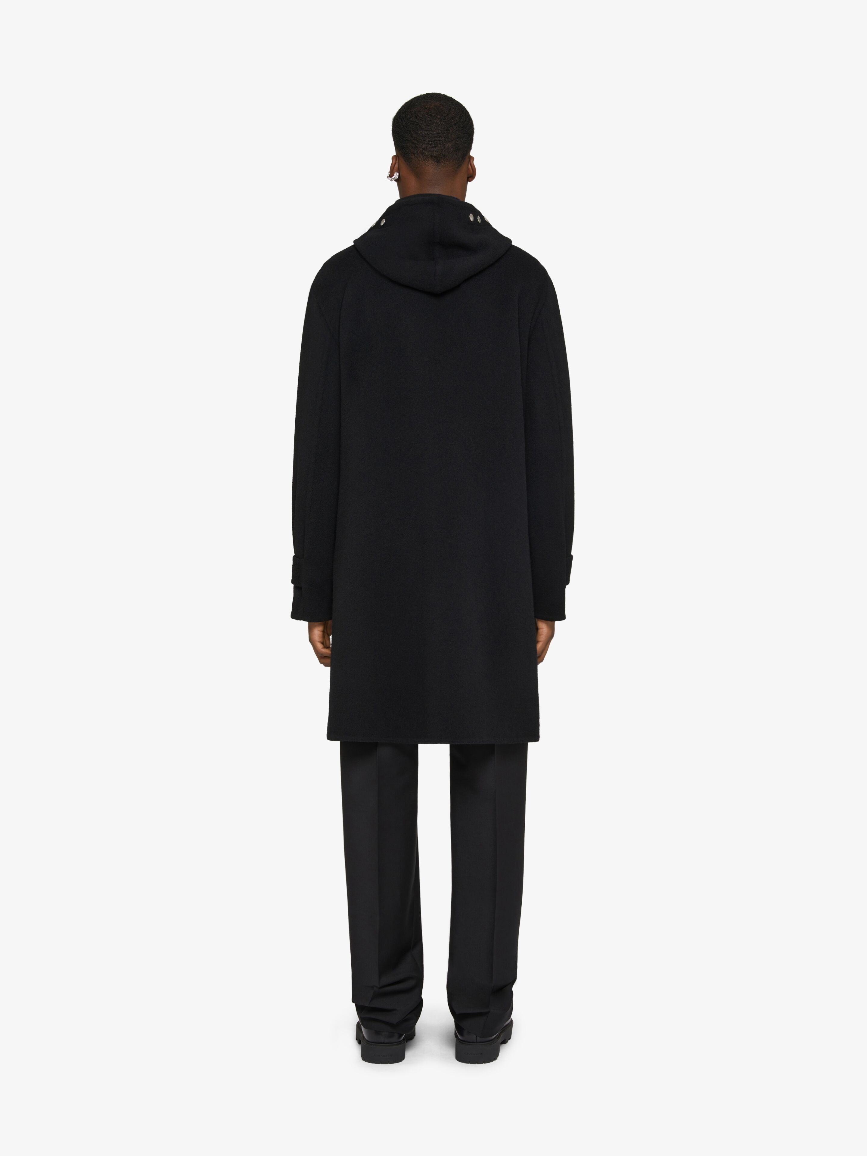 COAT IN DOUBLE FACE WOOL AND CASHMERE - 4