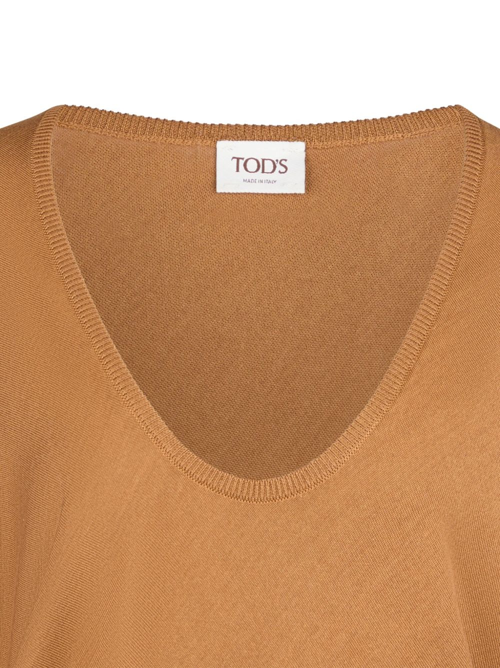 V-neck wool-silk blend sweater - 3