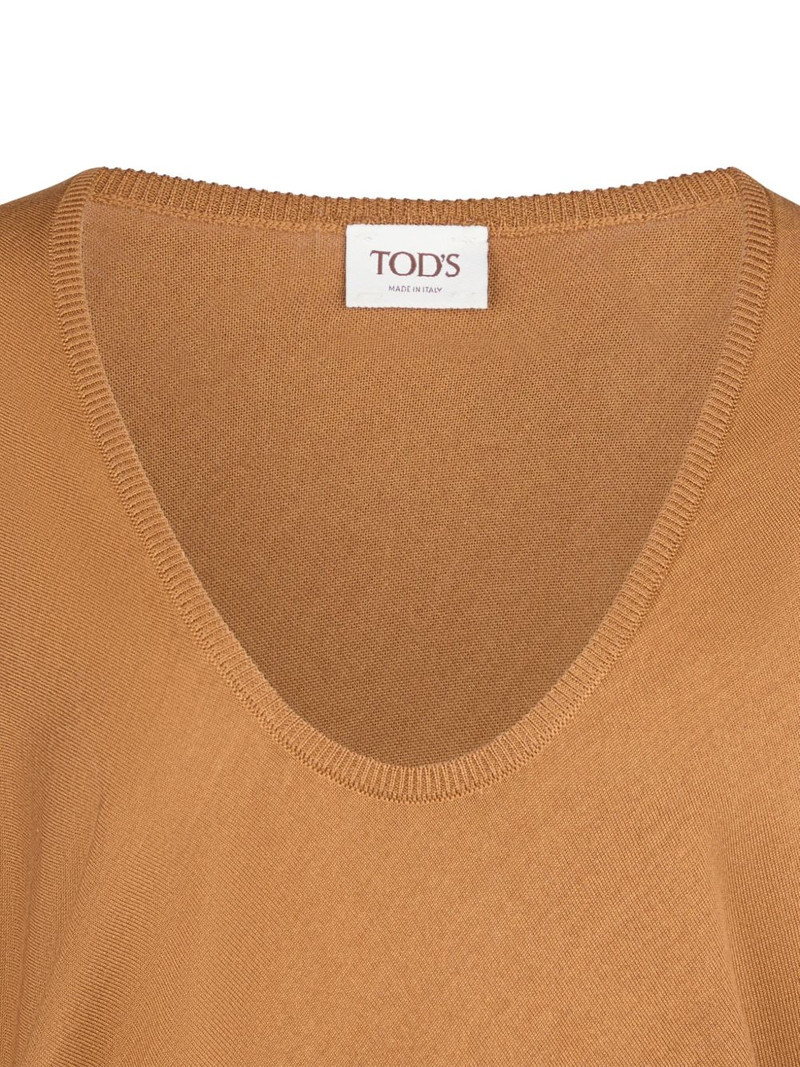 V-neck wool-silk blend sweater 3