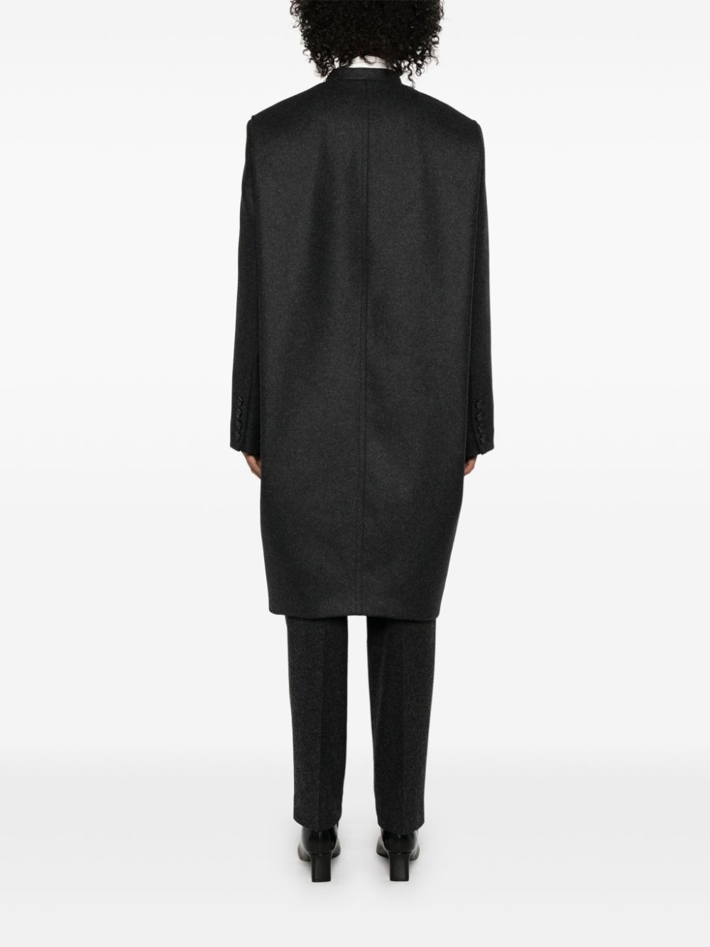 Deep pleat coat - 4
