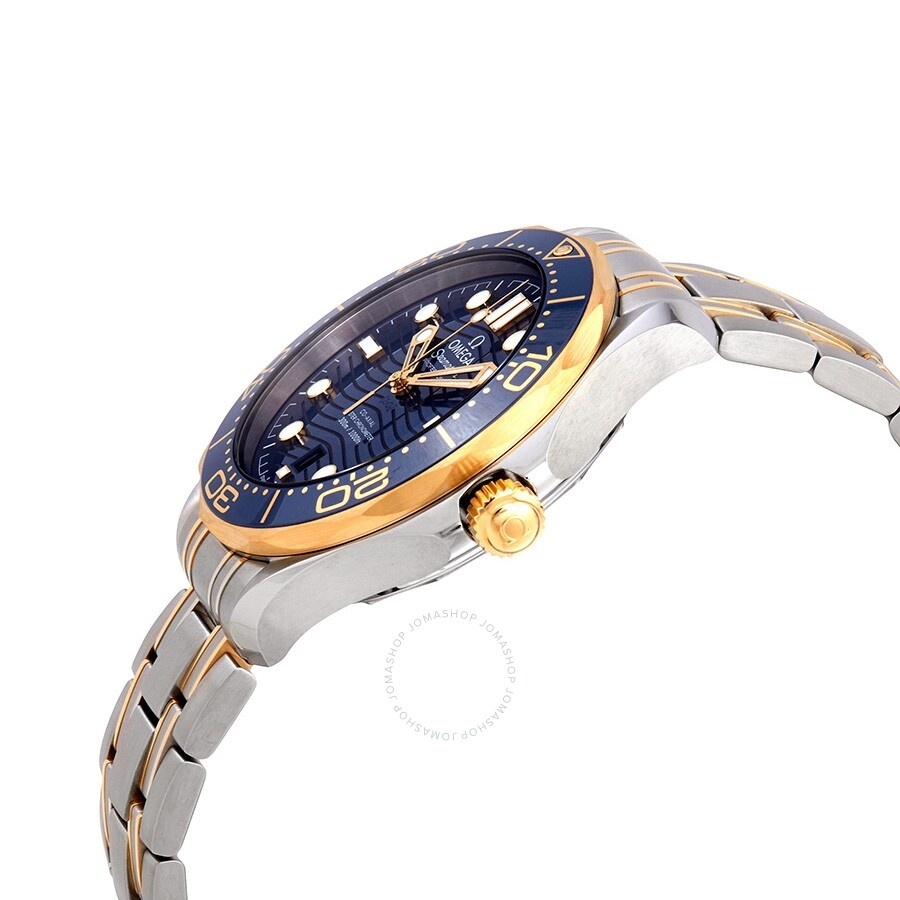 Omega Seamaster Sedna Blue Dial Steel and 18kt Yellow Gold Watch 210.20.42.20.03.001 - 2