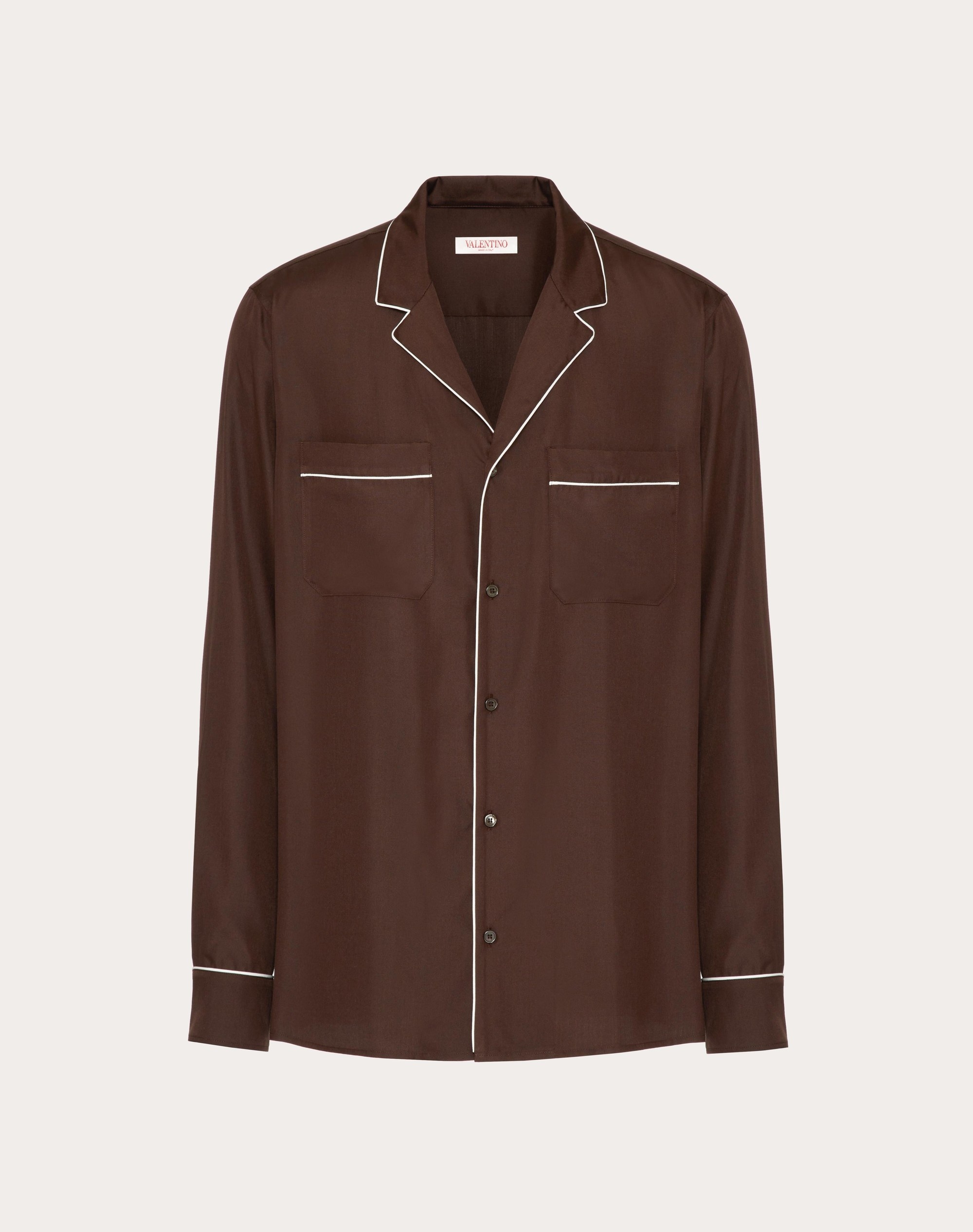 SILK PAJAMA SHIRT - 1