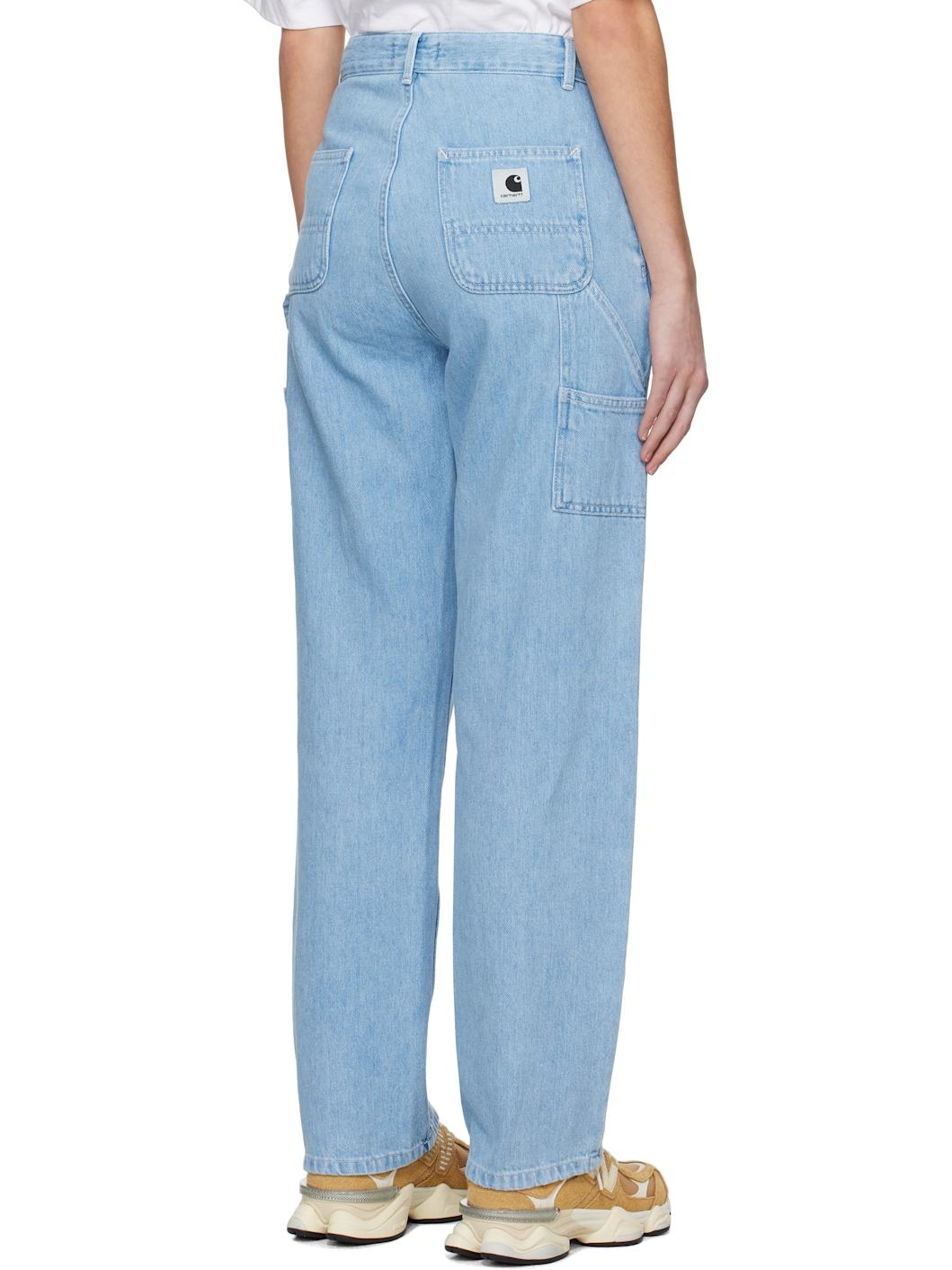 Blue Pierce Straight Jeans - 3