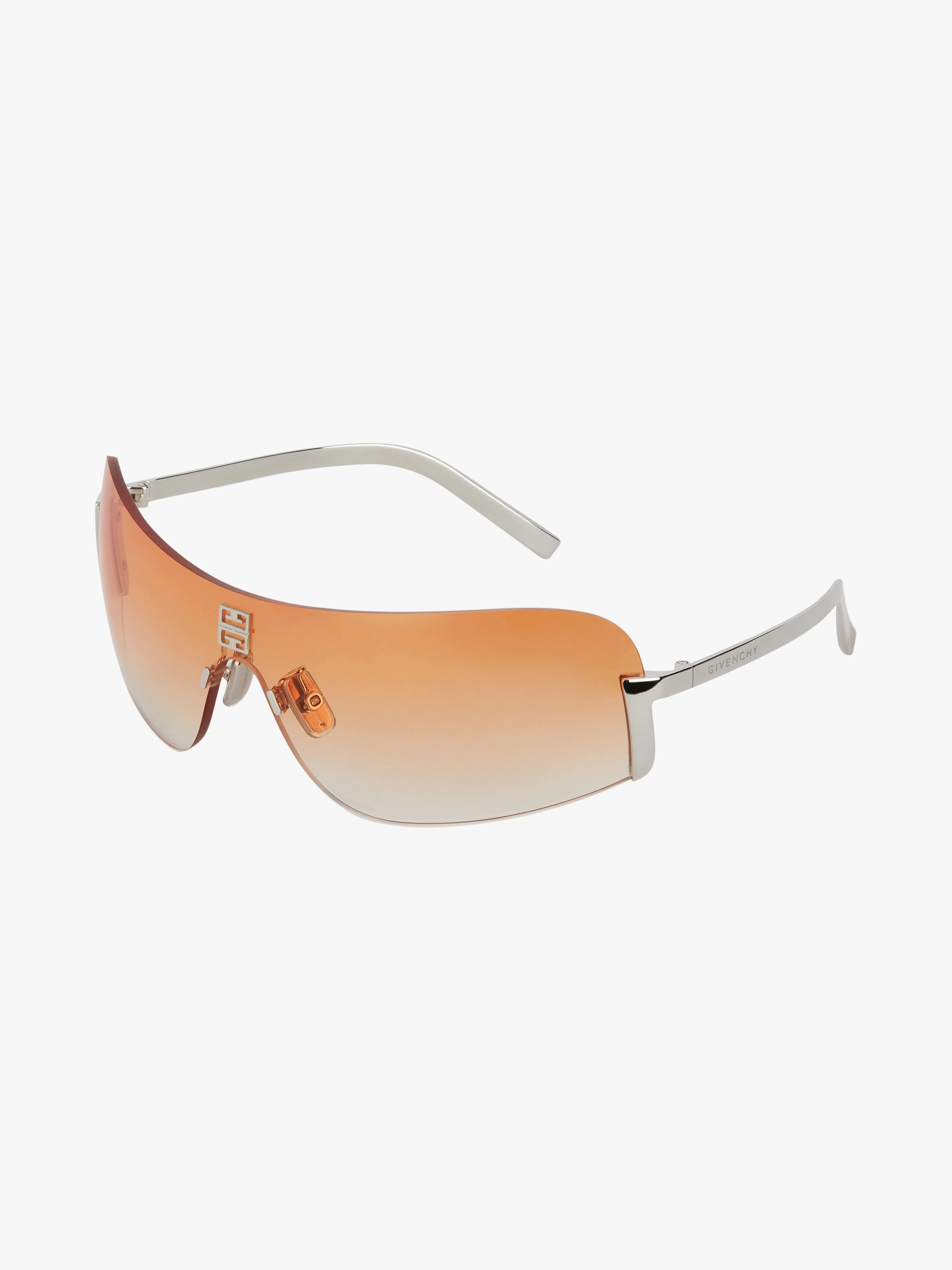4G MASK UNISEX SUNGLASSES IN METAL - 1