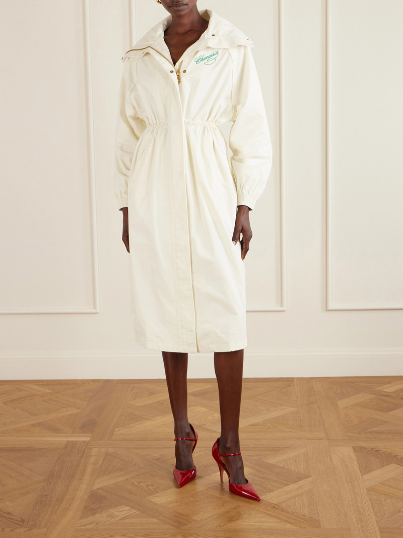 WILLY CHAVARRIA Ruff Rider Embroidered Cotton Coat outlook