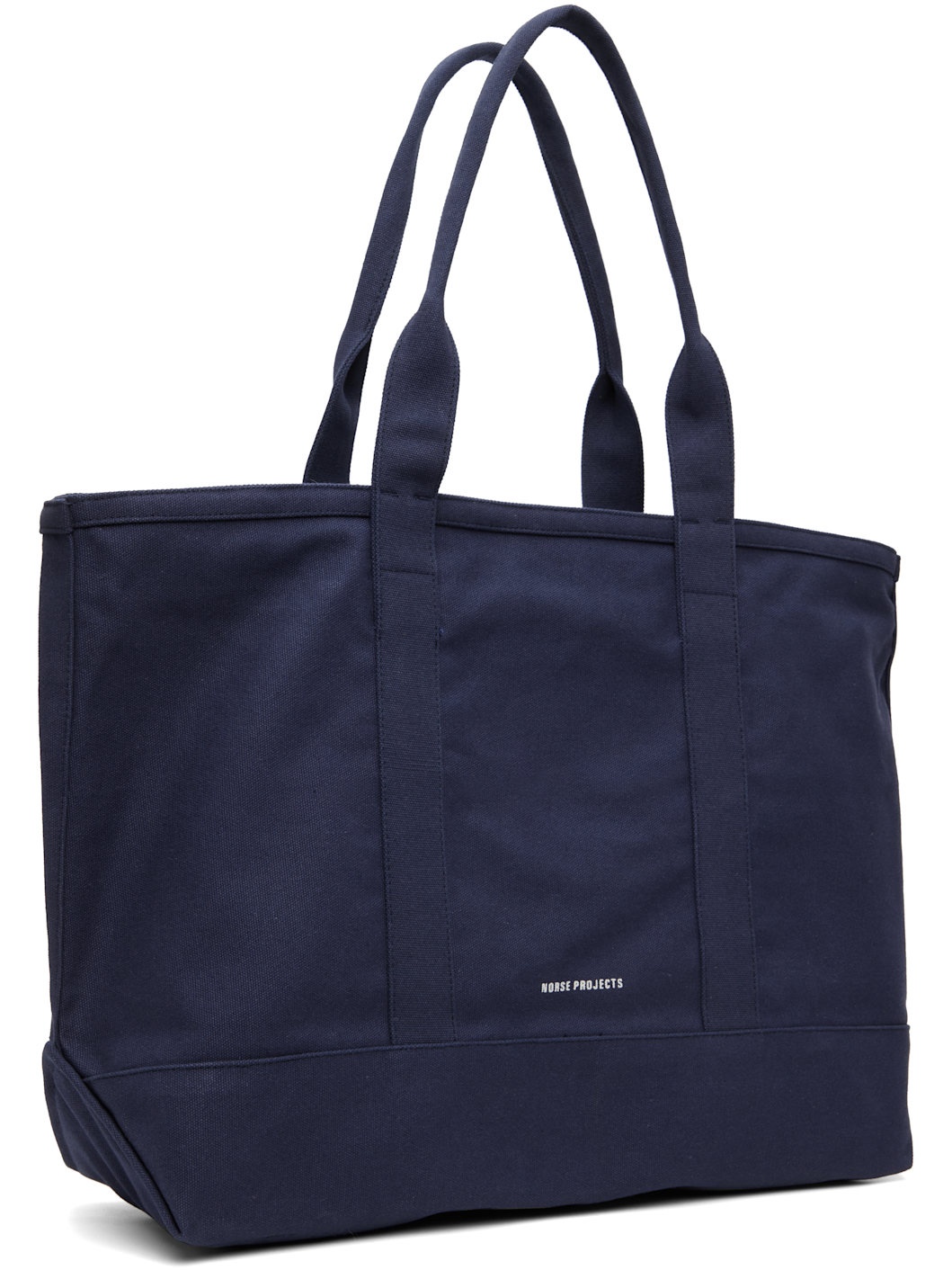 Navy Stefan Cotton Canvas Tote - 2
