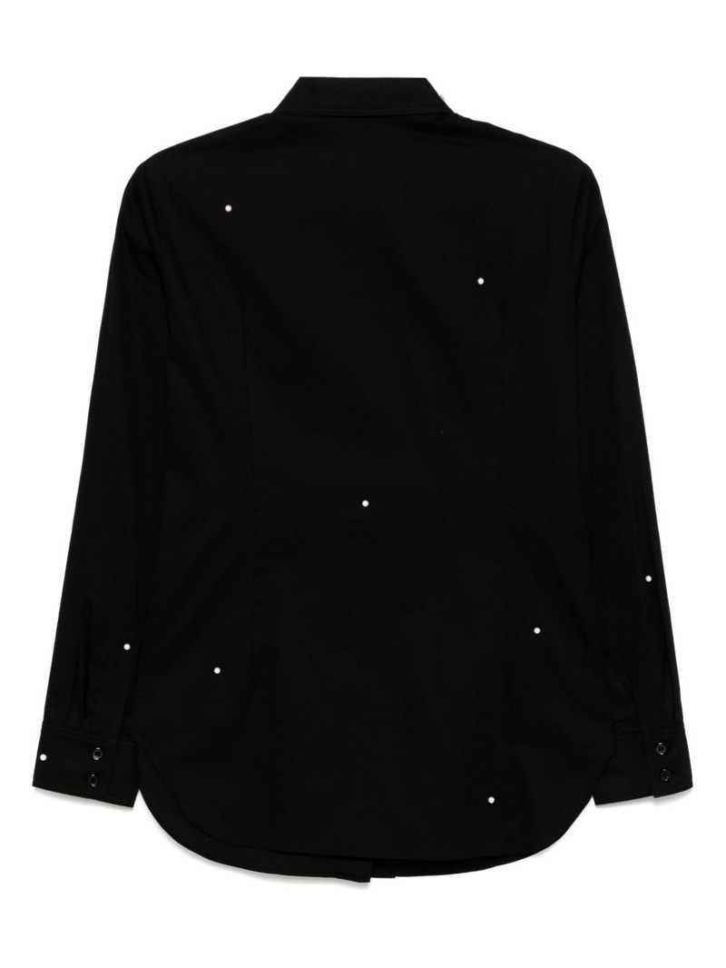 KIMHĒKIM pearl-embellished shirt outlook