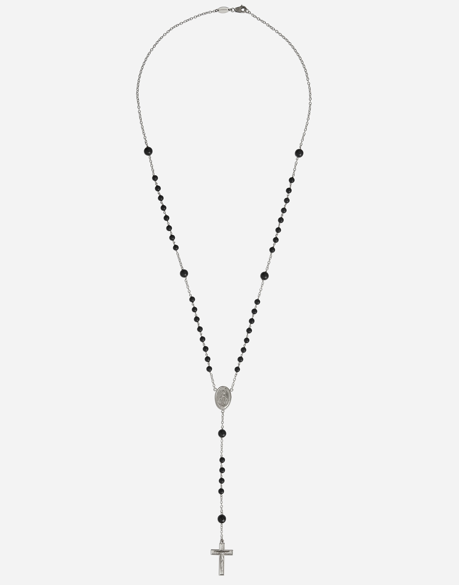 White gold rosary necklace - 2