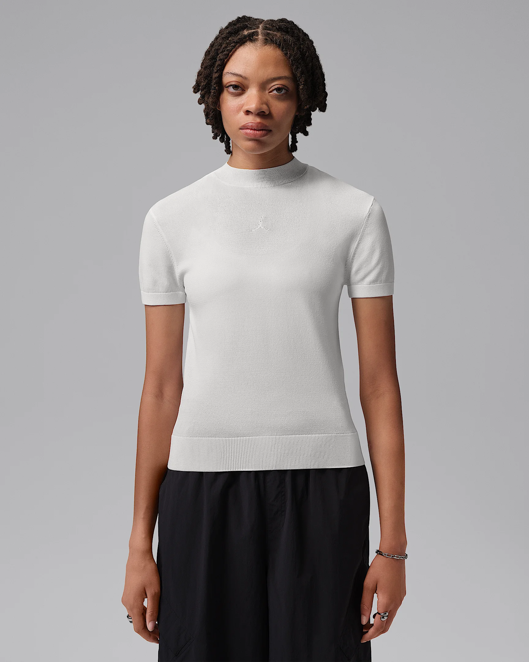 Jordan Sport Women's Mock-Neck Short-Sleeve Golf Top - 1