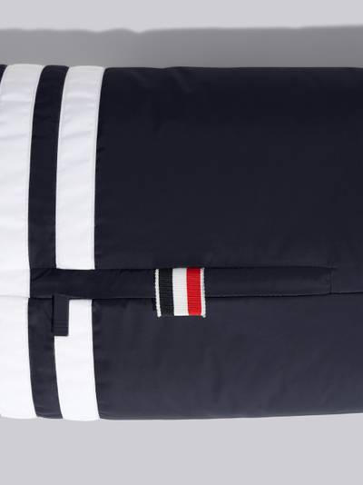 Thom Browne Navy Down Filled Poly Twill 4-bar Football Muff outlook
