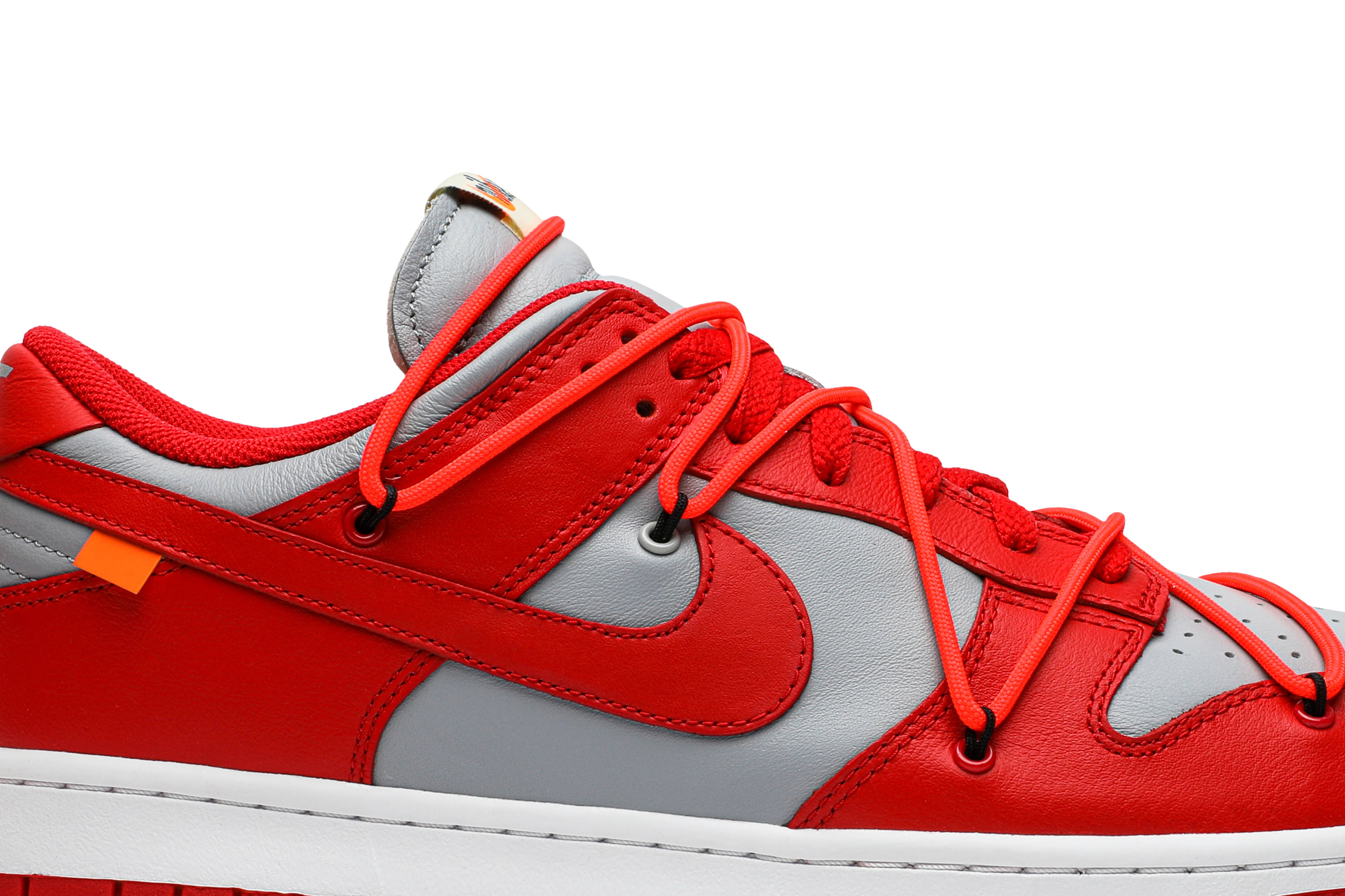 Off-White x Dunk Low 'University Red' - 2