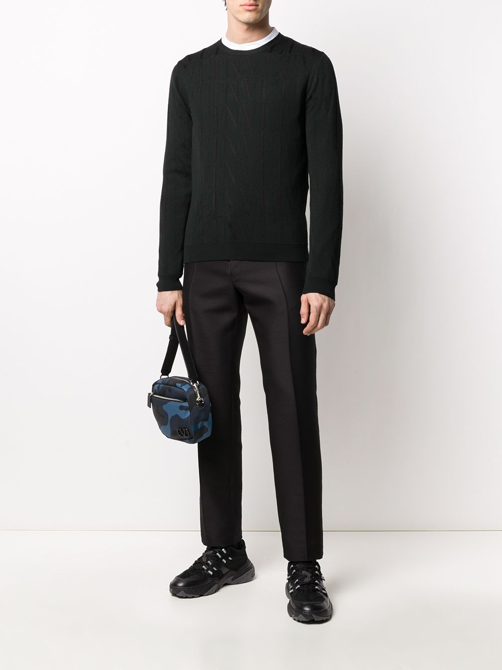 VLTN jacquard jumper - 2