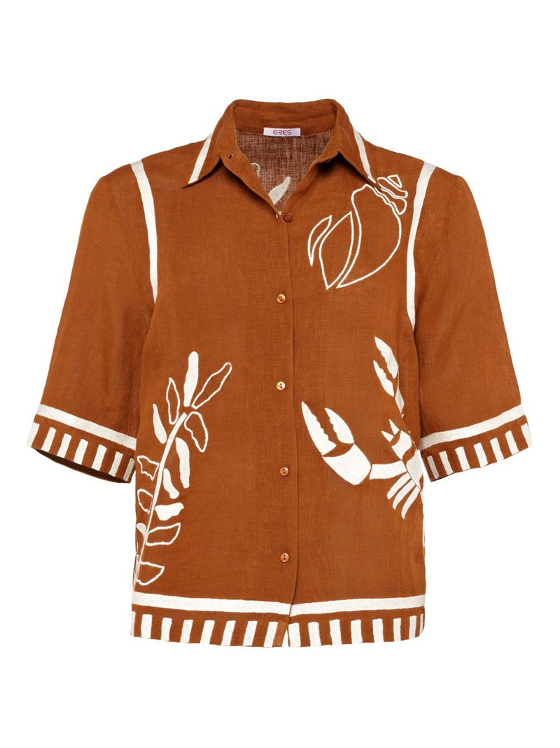 Crab button-up shirt 1