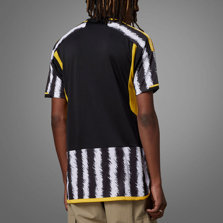 adidas Juventus 23/24 Home Jersey 'Black White' HR8256 - 7