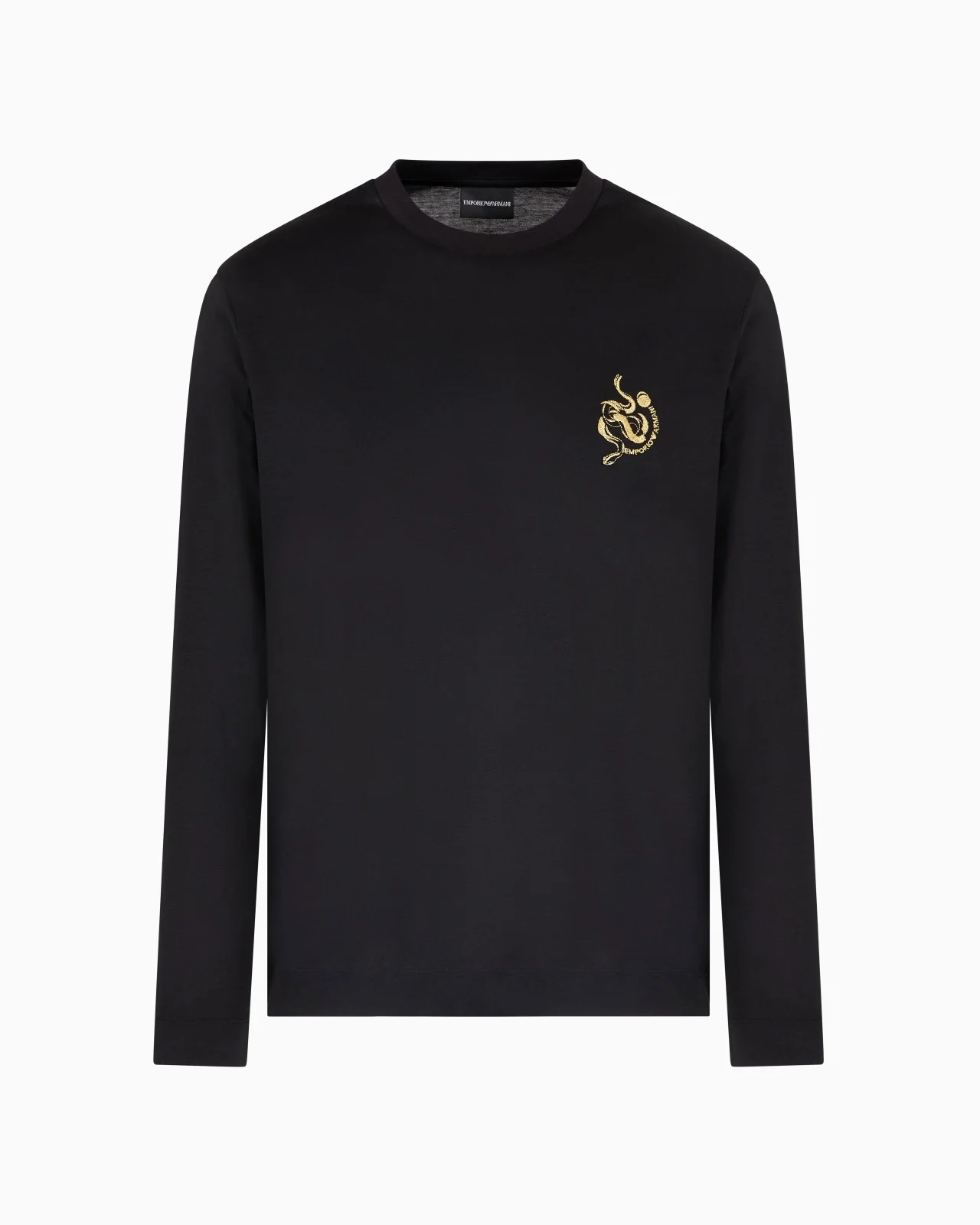 ASV LYOCELL BLEND JERSEY JUMPER WITH LUNAR NEW YEAR EMBROIDERY - 1