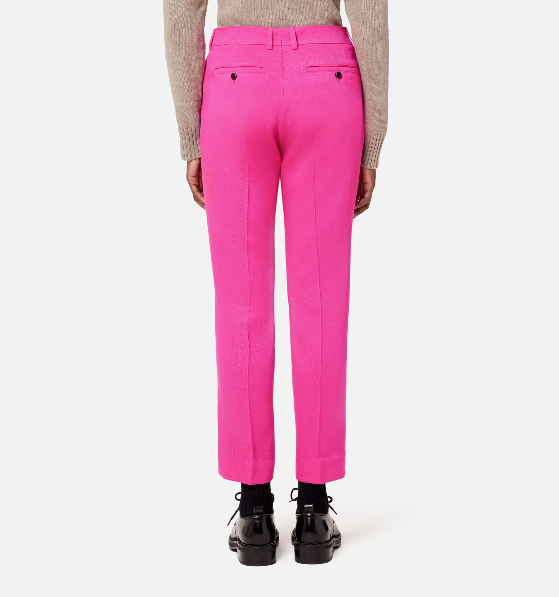 Cigarette Fit Trousers - 5