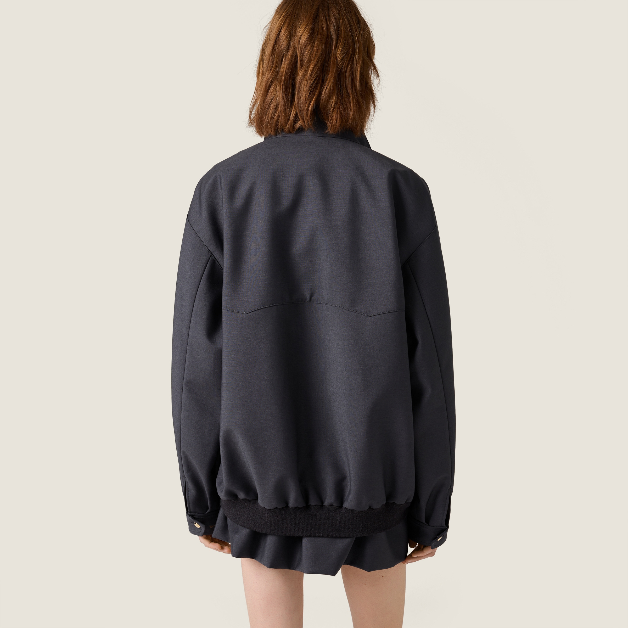 Bonded kid mohair miniskirt - 3