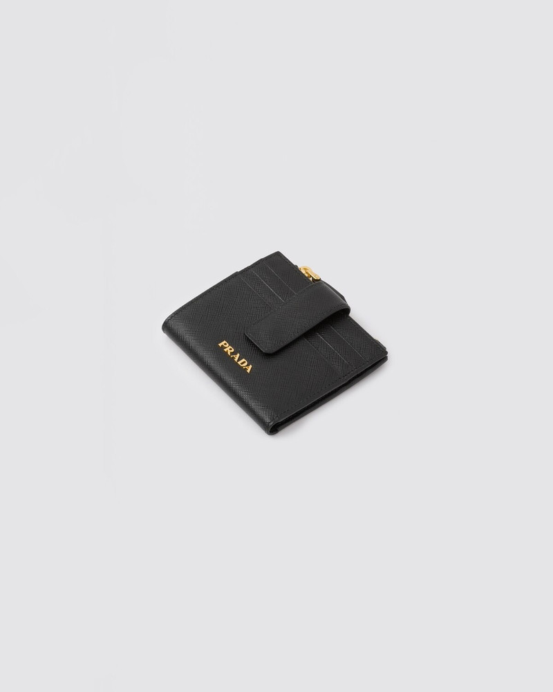 Prada Small Saffiano leather wallet outlook