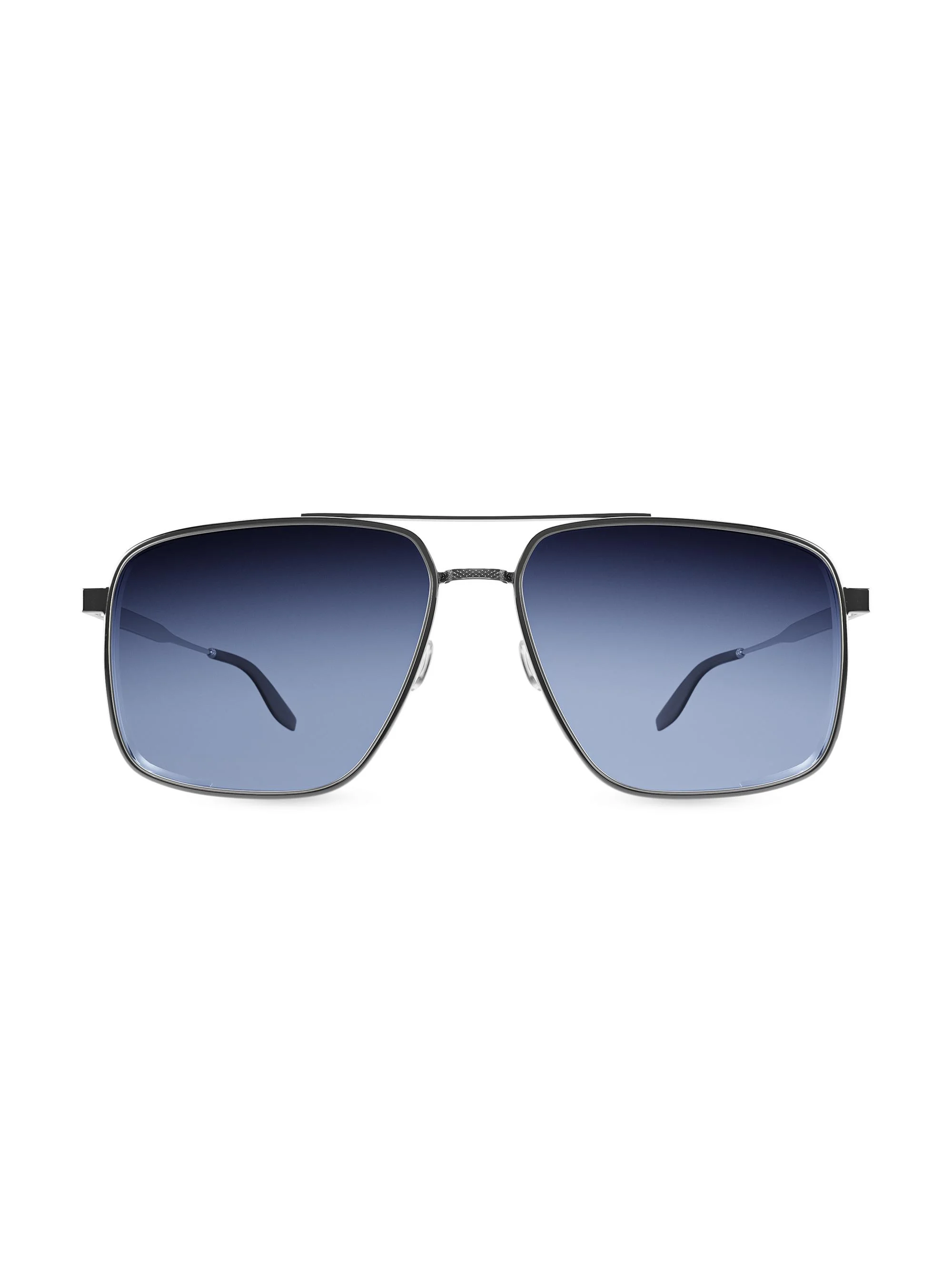 Men's Scaramanga 58MM Aviator Sunglasses - Silver Blue - 1