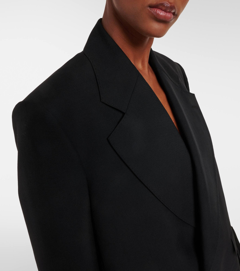 Pleated wool blazer dress 4