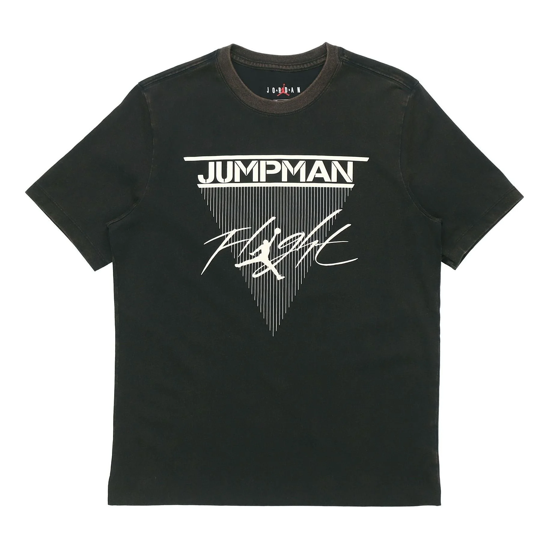 Air Jordan Jumpman Flight Flying Man Printing Short Sleeve Black CD5643-010 - 1