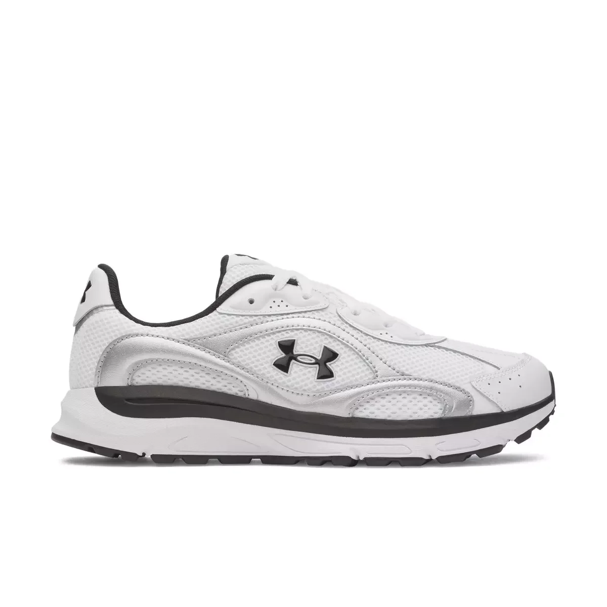 Tech Runner "White/Metallic Silver/Black" Men's Shoe - 1