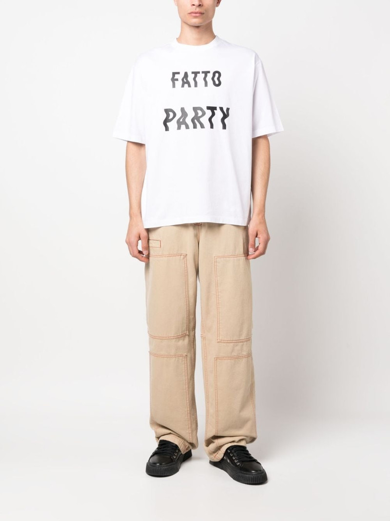 DSQUARED2 text-print cotton T-shirt outlook