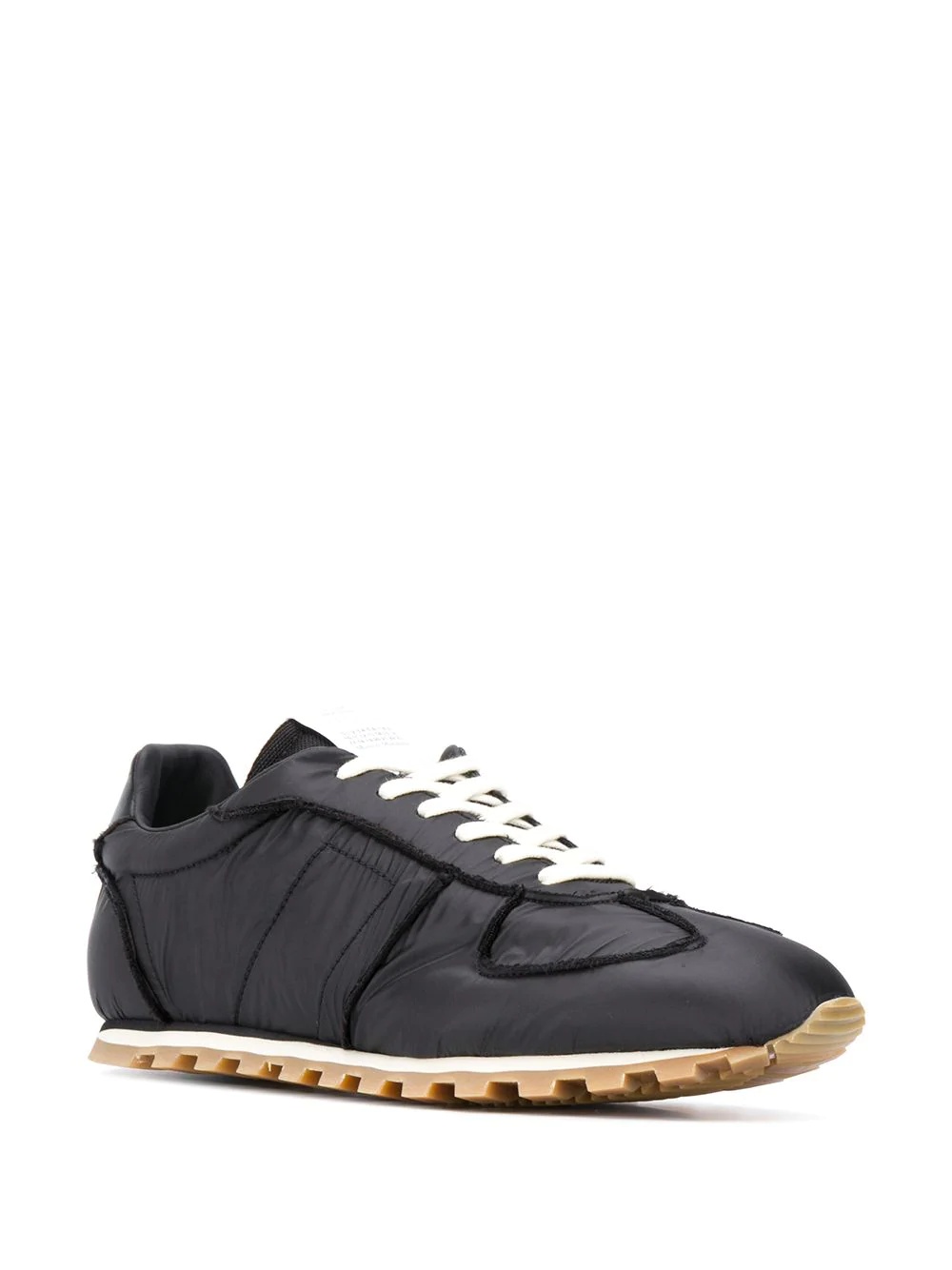 panelled low-top sneakers - 2