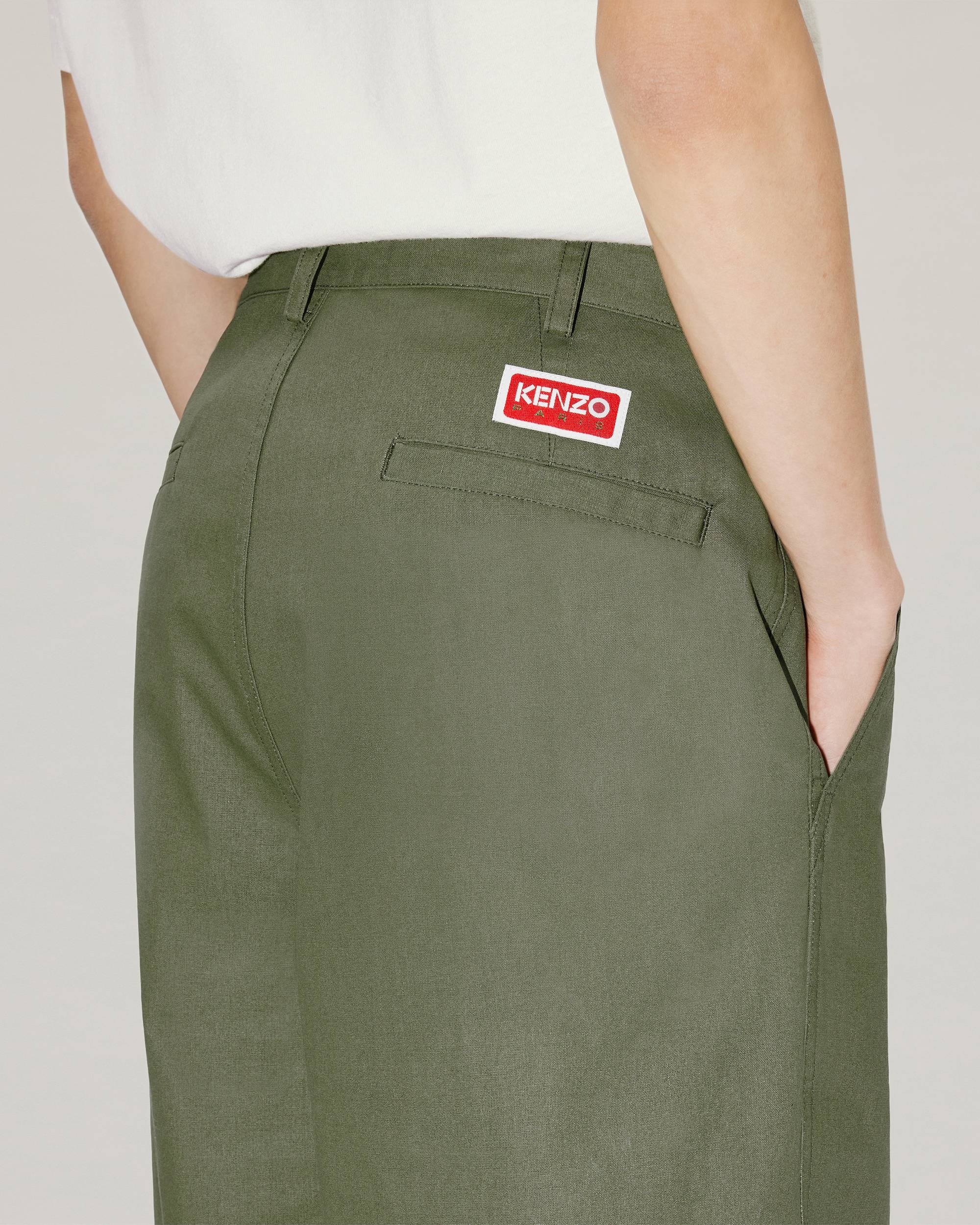 Straight-cut oversize trousers - 8