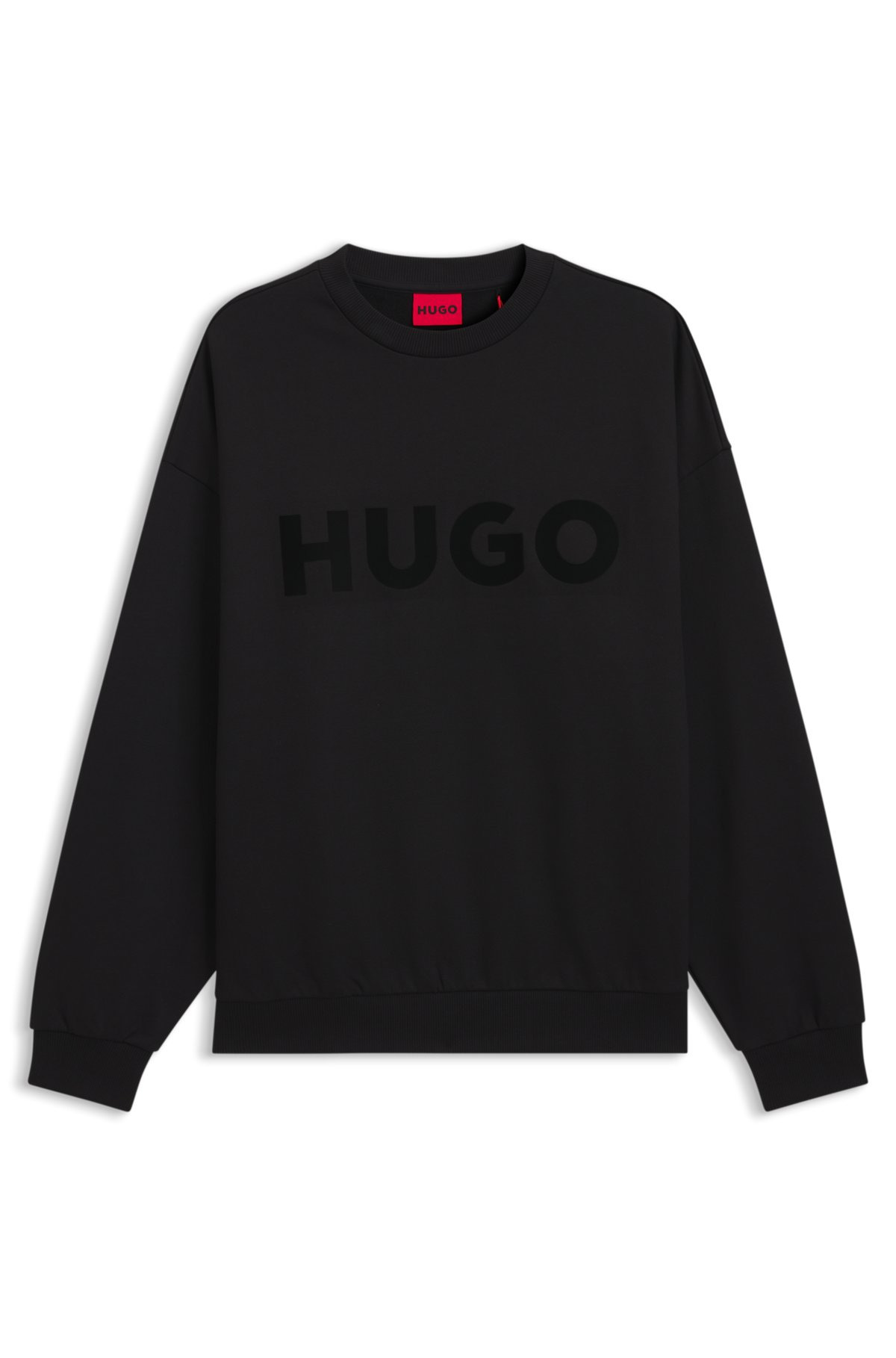 OVERSIZE-FIT SWEATSHIRT IN COTTON TERRY WITH LOGO PRINT - 1