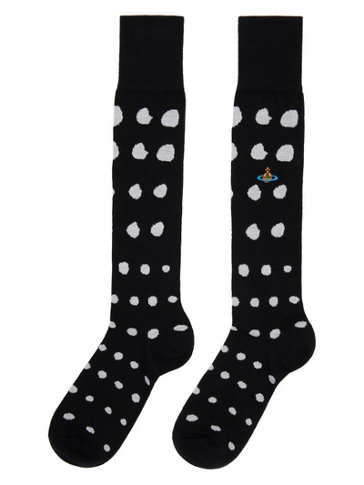 Vivienne Westwood Black Dots High Socks outlook