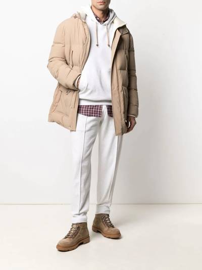 Brunello Cucinelli regular-fit cotton hoodie outlook