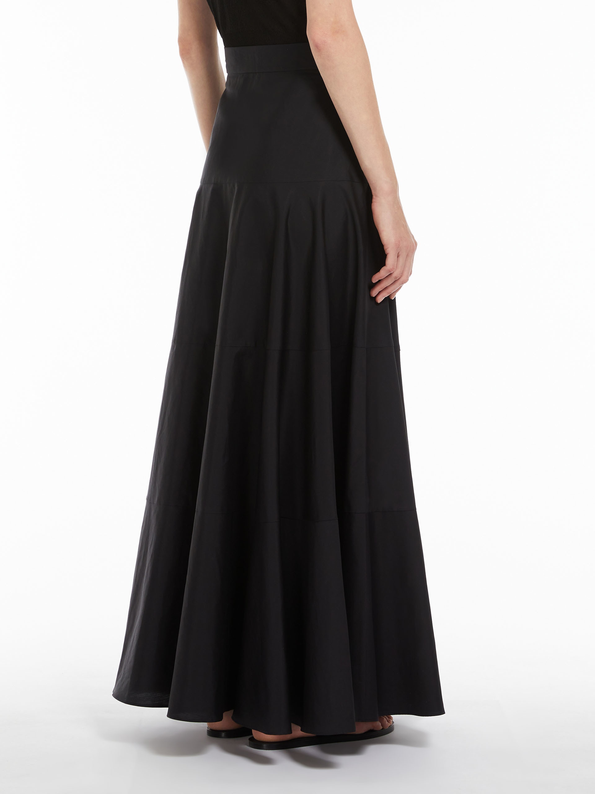 TERAMO Long cotton circle skirt - 4