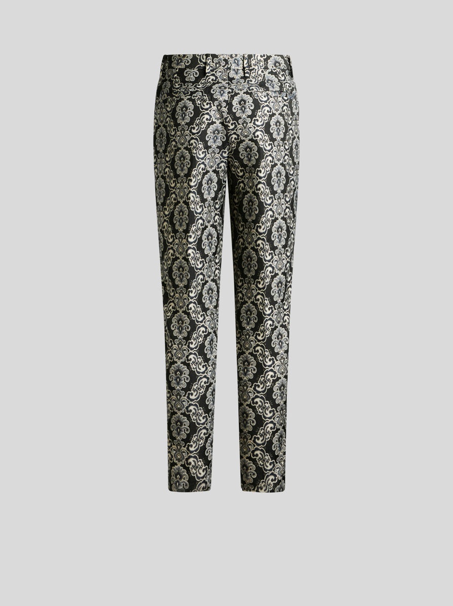 JACQUARD CIGARETTE TROUSERS - 6