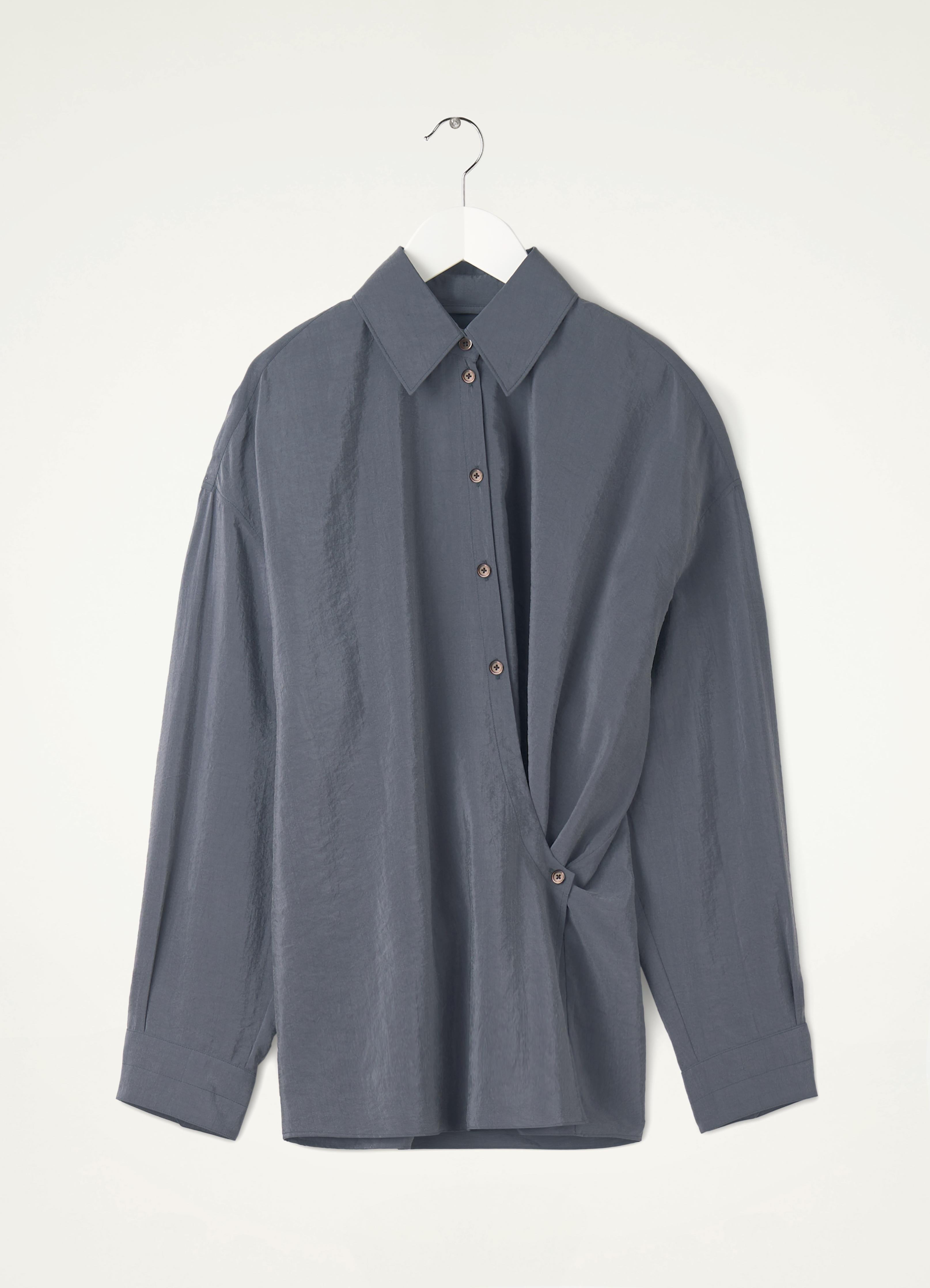 Lemaire STRAIGHT COLLAR TWISTED SHIRT | REVERSIBLE