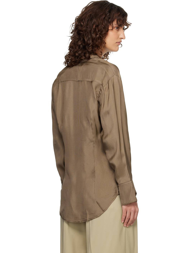 Brown Relaxed Shaped Shirt 3