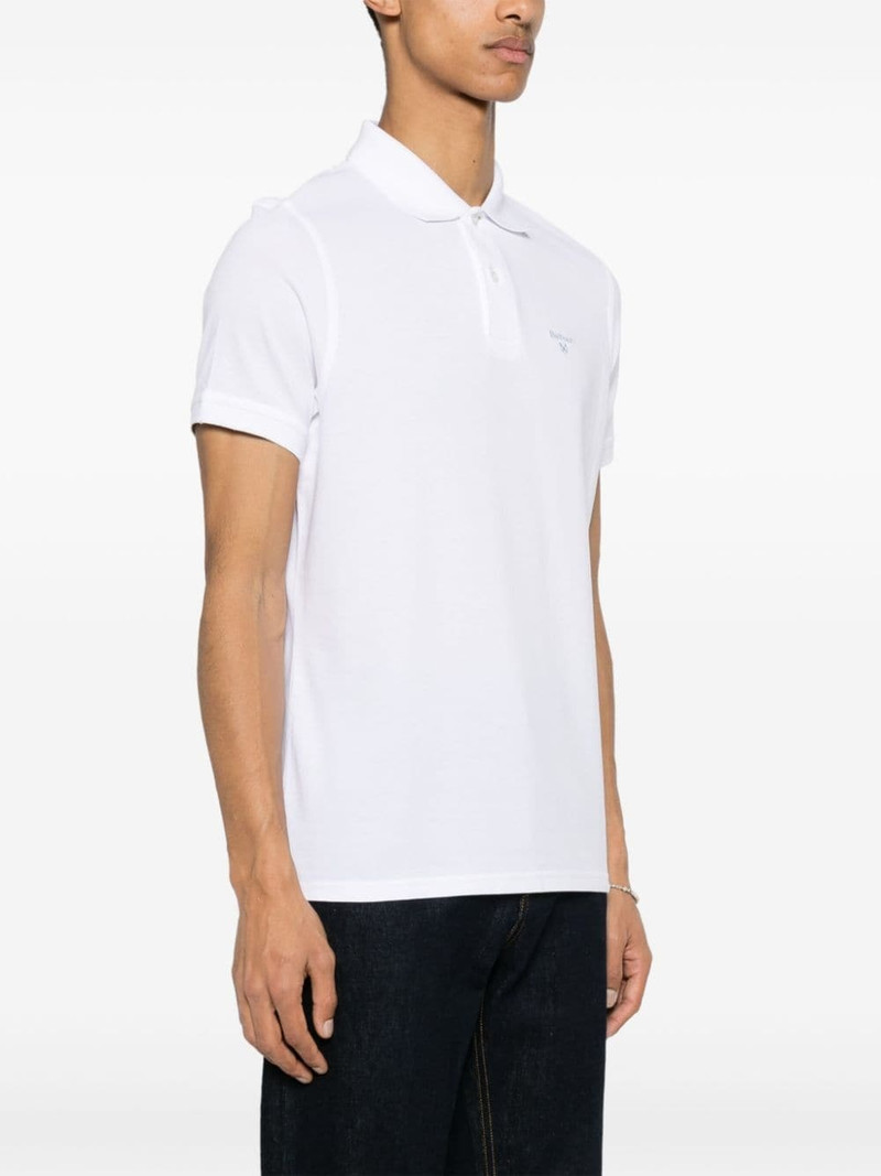logo-embroidered cotton polo shirt 3