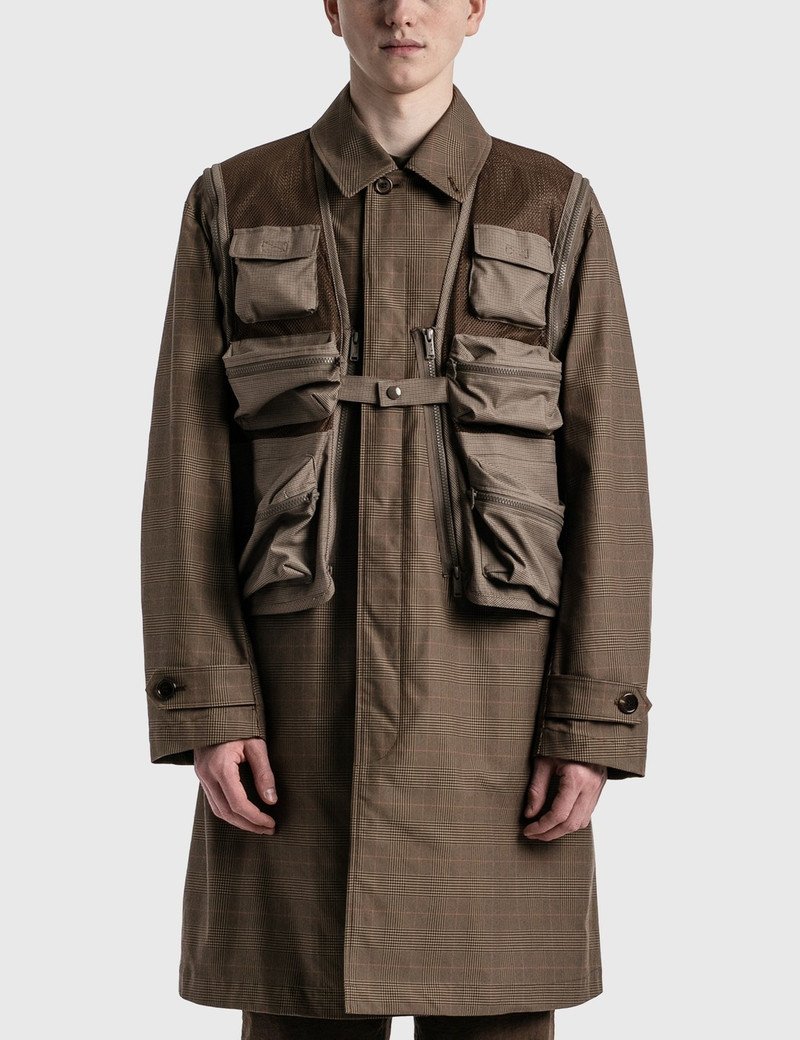 UTILITY POCKETS CHECK COAT 7