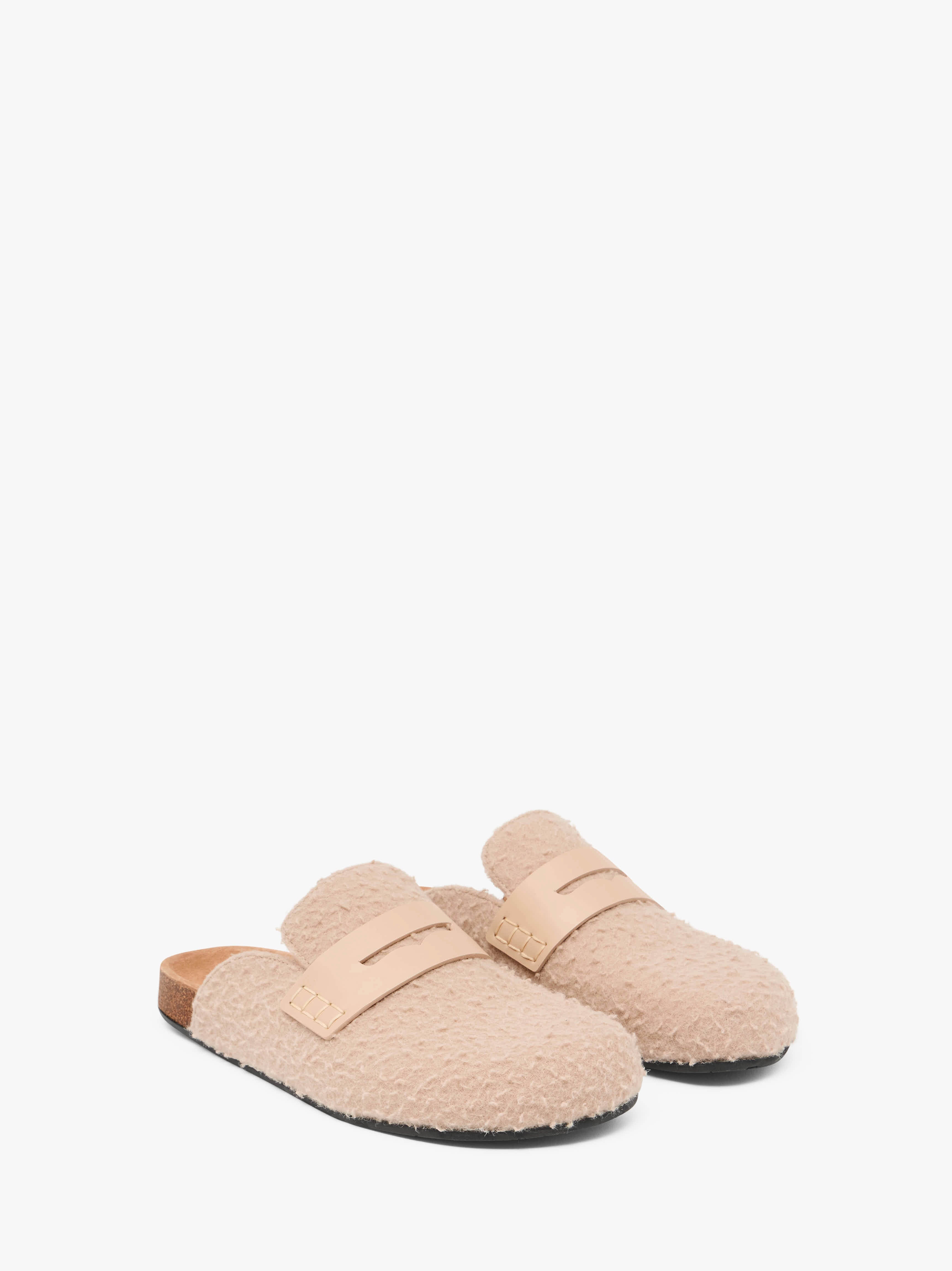 FELT LOAFER MULES - 2