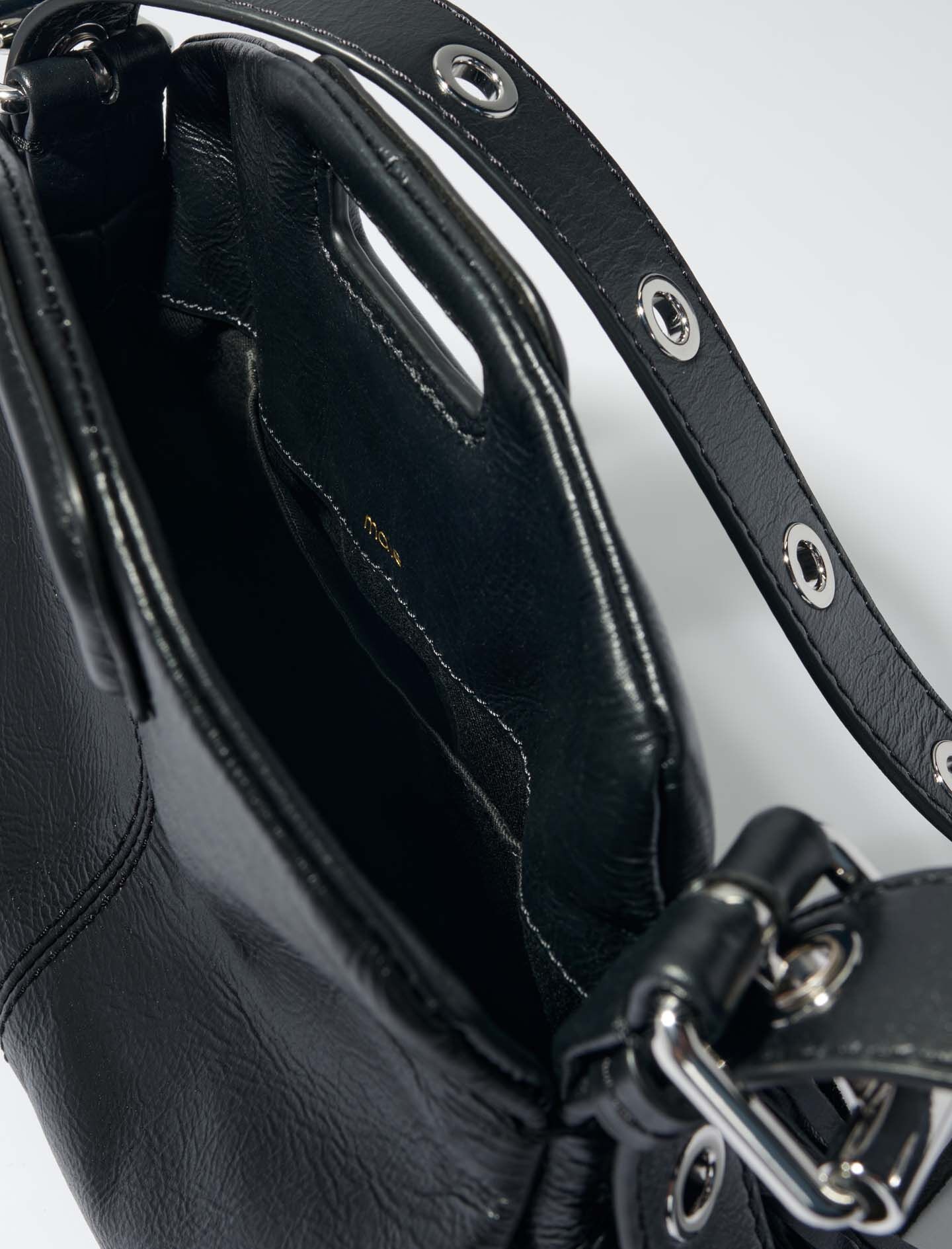 Crackle leather mini Miss M bag - 4