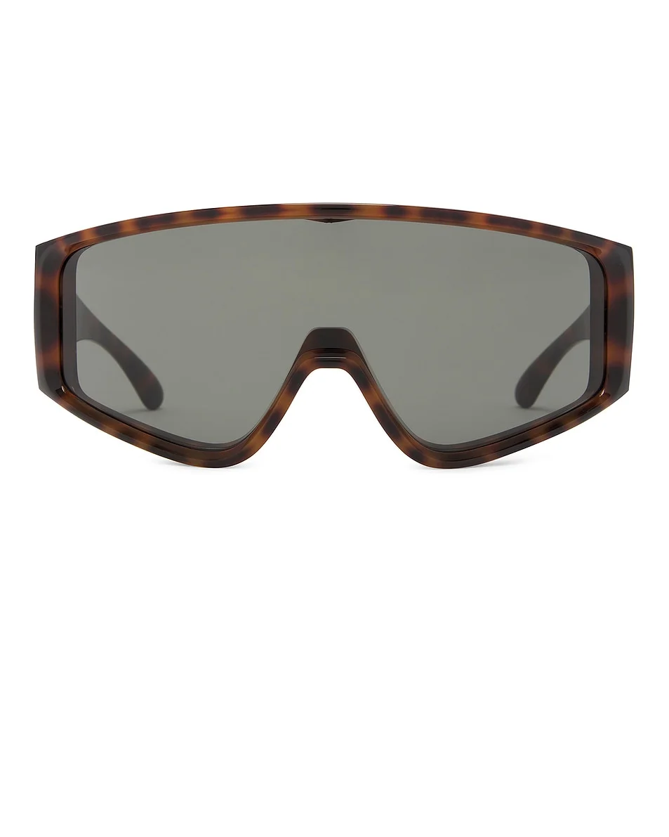 Lettering Logo Shield Sunglasses - 1
