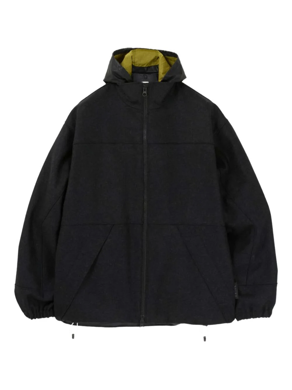 logo hooded jacket - 1